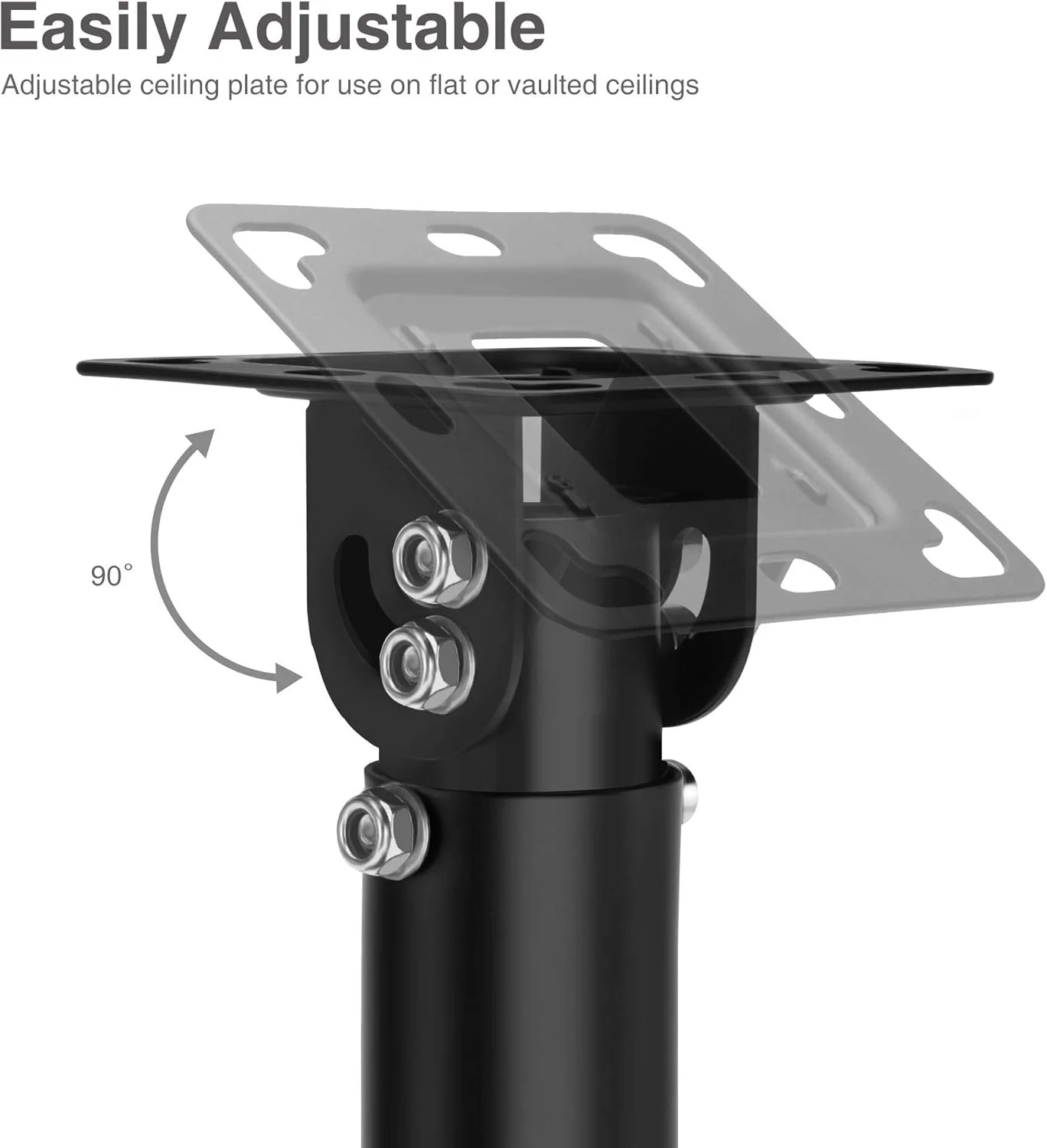 پایه سقفی پروژکتور سنگین وارداتی Audiovan با قابلیت افزایش طول 1.5 + 1.5 (3 فوت) ظرفیت بارگیری تا 25 کیلوگرم مناسب برای پروژکتورهای سینمای خانگی پایه سقفی پروژکتور سنگین وارداتی Audiovan با قابلیت افزایش طول 1.5 + 1.5 (3 فوت) ظرفیت بارگیری تا 25 کیلوگرم مناسب برای پروژکتورهای سینمای خانگی