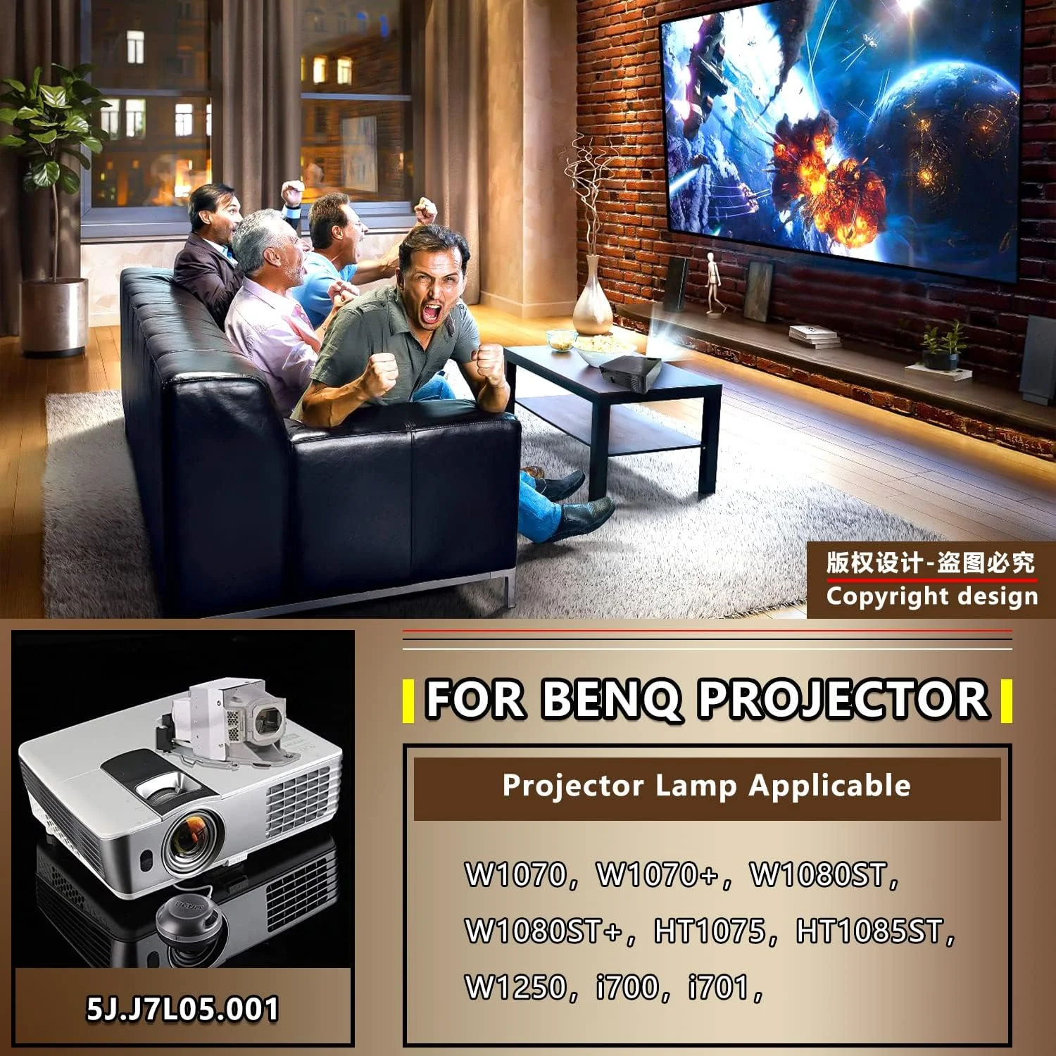 لامپ ویدئو پروژکتور اورابیم STAR-LAMP 1070 مناسب برای پروژکتورهای بنکیو W1070 W1080st HT1075 HT1085st به همراه محفظه لامپ ویدئو پروژکتور اورابیم STAR-LAMP 1070 مناسب برای پروژکتورهای بنکیو W1070 W1080st HT1075 HT1085st به همراه محفظه