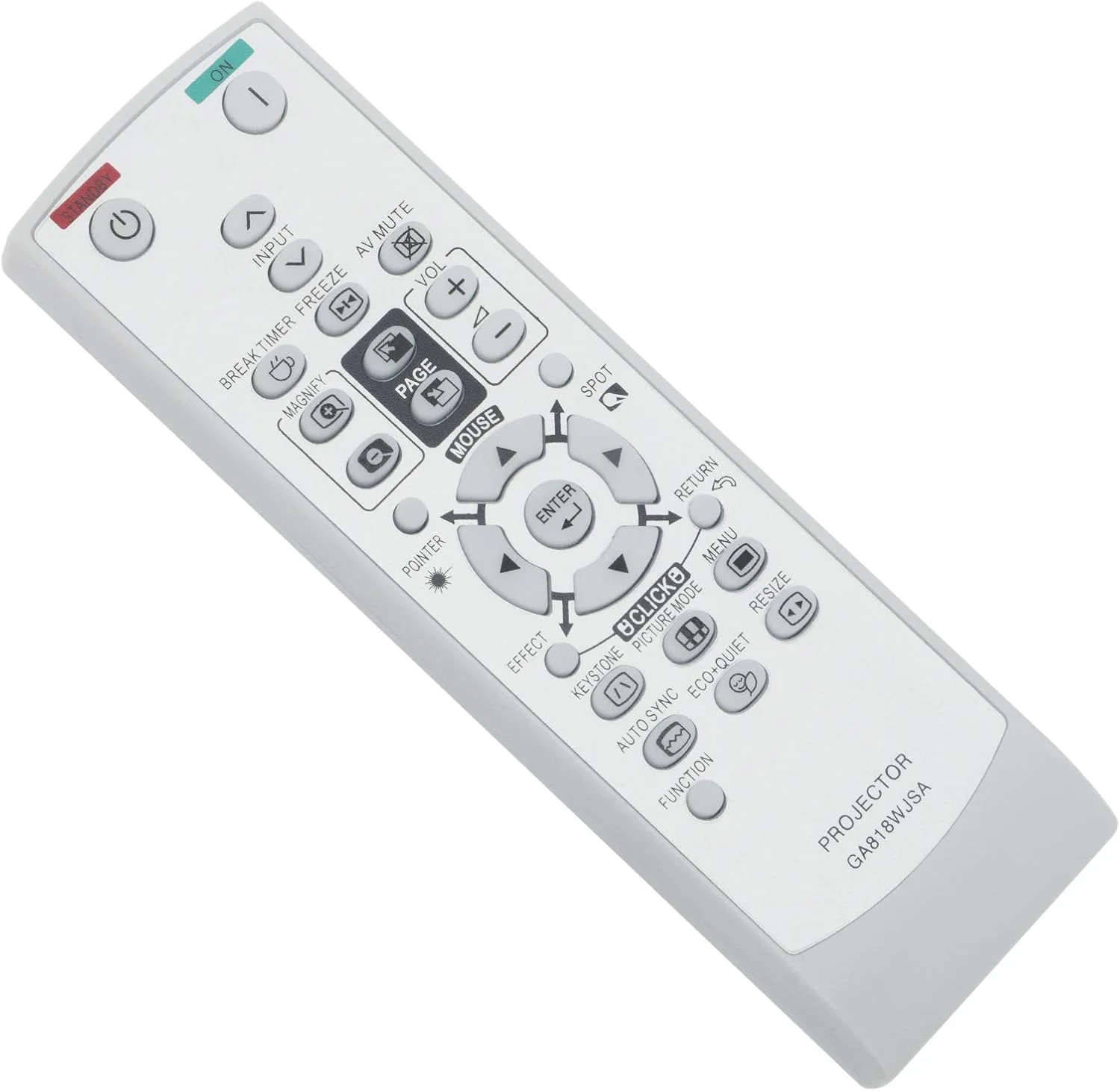 ریموت کنترل جایگزین AULCMEET GA818WJSA مناسب برای پروژکتور شارپ XR-50S XR-50X XR-55S XR-55X XR-50SL ریموت کنترل جایگزین AULCMEET GA818WJSA مناسب برای پروژکتور شارپ XR-50S XR-50X XR-55S XR-55X XR-50SL