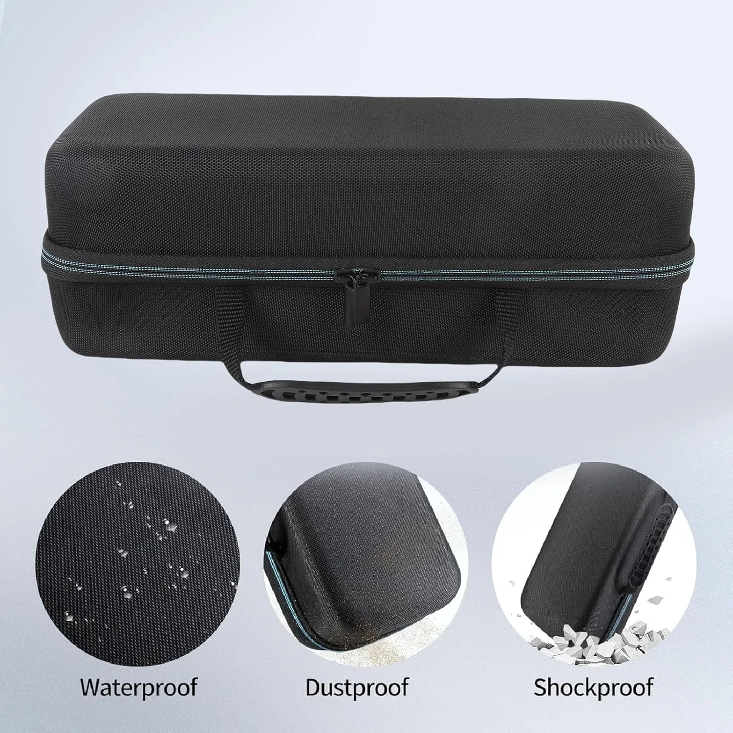 کیف حمل پروژکتور Asixxsix، کیف پروژکتور قابل حمل با جنس نایلون EVA مقاوم در برابر ضربه، گرد و غبار و پاشش آب، مناسب برای پروژکتورهای Nebula Capsule 3 hy 300 کیف حمل پروژکتور Asixxsix، کیف پروژکتور قابل حمل با جنس نایلون EVA مقاوم در برابر ضربه، گرد و غبار و پاشش آب، مناسب برای پروژکتورهای Nebula Capsule 3 hy 300