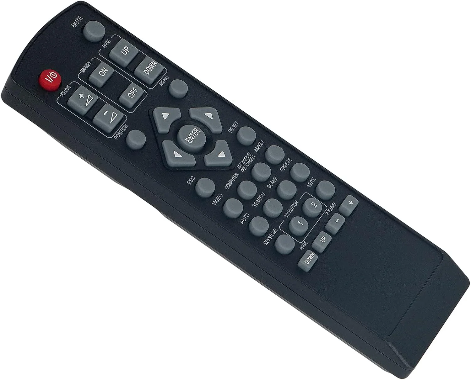 ریموت کنترل جایگزین جدید AULCMEET R007 مناسب برای پروژکتور LCD هیتاچی CP-X2021WN ED-X45N CPWX12WN CP-X2521WN CP-X3021WN CPX10WN CPX11WN CP-X2511N CP-X3011N CP-X4011N CP-X2011N