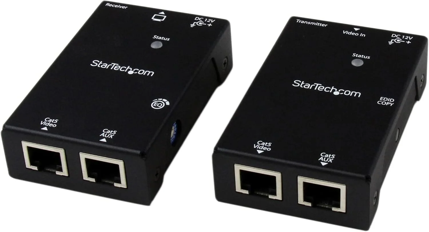 اکستندر HDMI از طریق کابل CAT5e/CAT6 استار تک با قابلیت تغذیه از طریق کابل - 50 متر (165 فوت) اکستندر ویدئو/صوت HDMI از طریق کابل اترنت دوگانه (ST121SHD50) اکستندر HDMI از طریق کابل CAT5e/CAT6 استار تک با قابلیت تغذیه از طریق کابل - 50 متر (165 فوت) اکستندر ویدئو/صوت HDMI از طریق کابل اترنت دوگانه (ST121SHD50)