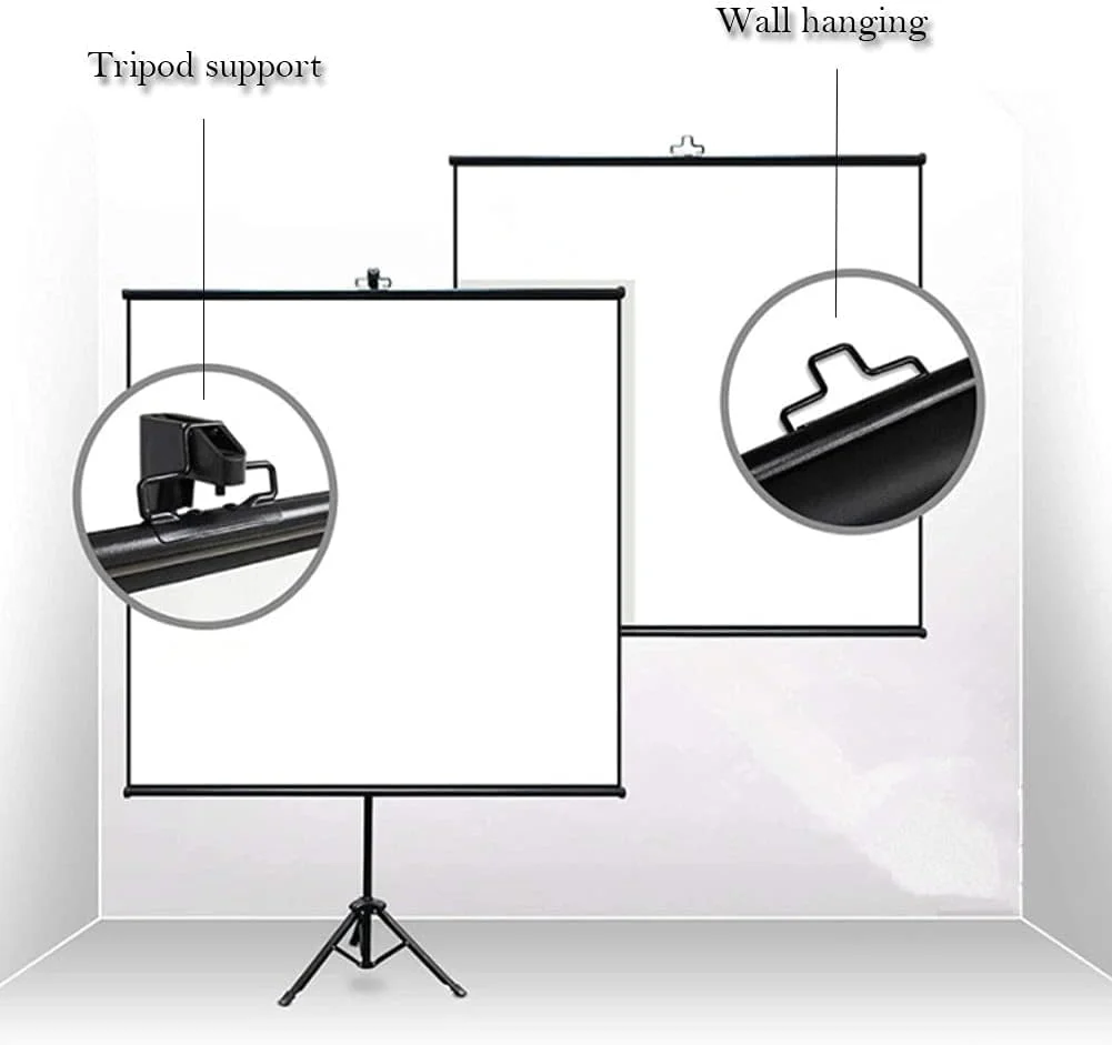 پرده نمایش پروژکتور قابل حمل Beauenty با پایه ایستاده 4:3، لوازم جانبی سه پایه پروژکتور فیلم در فضای باز سینمایی (100 اینچ) پرده نمایش پروژکتور قابل حمل Beauenty با پایه ایستاده 4:3، لوازم جانبی سه پایه پروژکتور فیلم در فضای باز سینمایی (100 اینچ)