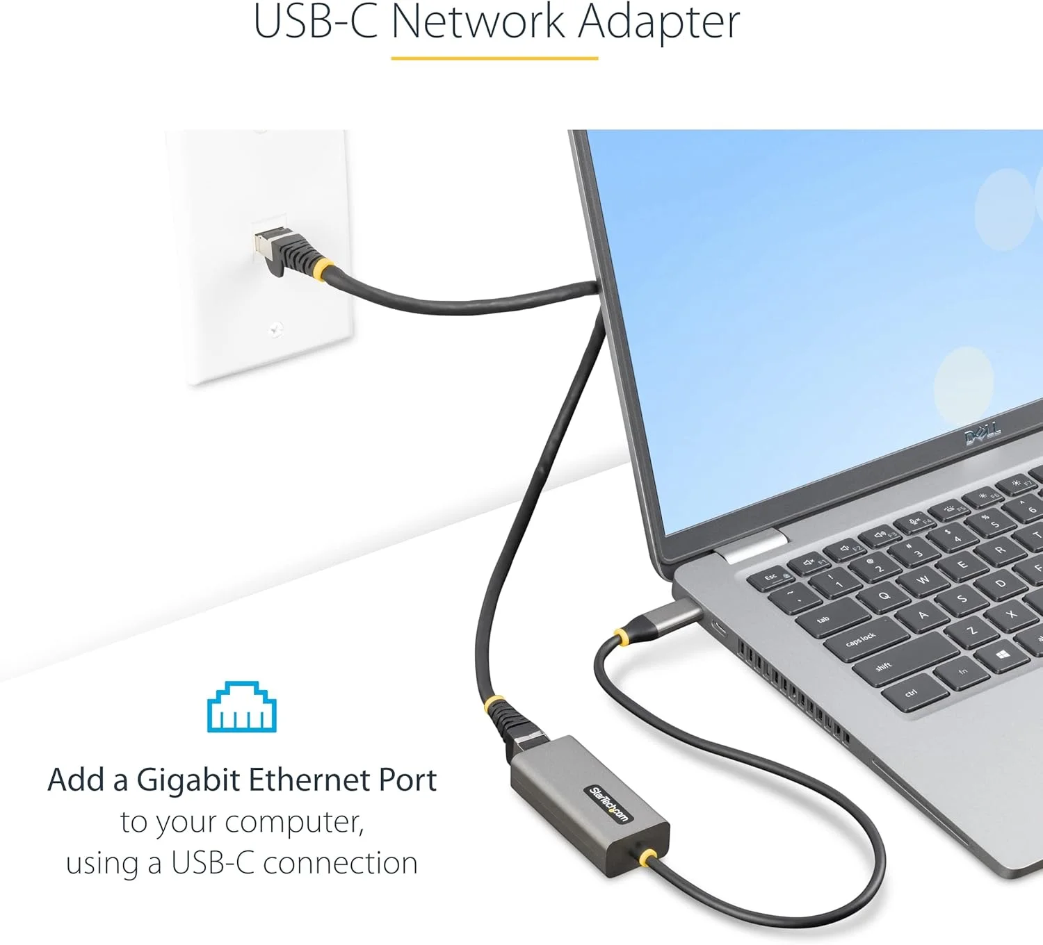آداپتور USB-C به اترنت StarTech.com، آداپتور شبکه USB 3.0 به گیگابیت اترنت - 10/100/1000 مگابیت بر ثانیه، آداپتور USB-C به RJ45 اترنت (GbE)، کابل متصل 12 اینچی، نصب بدون نیاز به درایور (US1GC30B2) آداپتور USB-C به اترنت StarTech.com، آداپتور شبکه USB 3.0 به گیگابیت اترنت - 10/100/1000 مگابیت بر ثانیه، آداپتور USB-C به RJ45 اترنت (GbE)، کابل متصل 12 اینچی، نصب بدون نیاز به درایور (US1GC30B2)