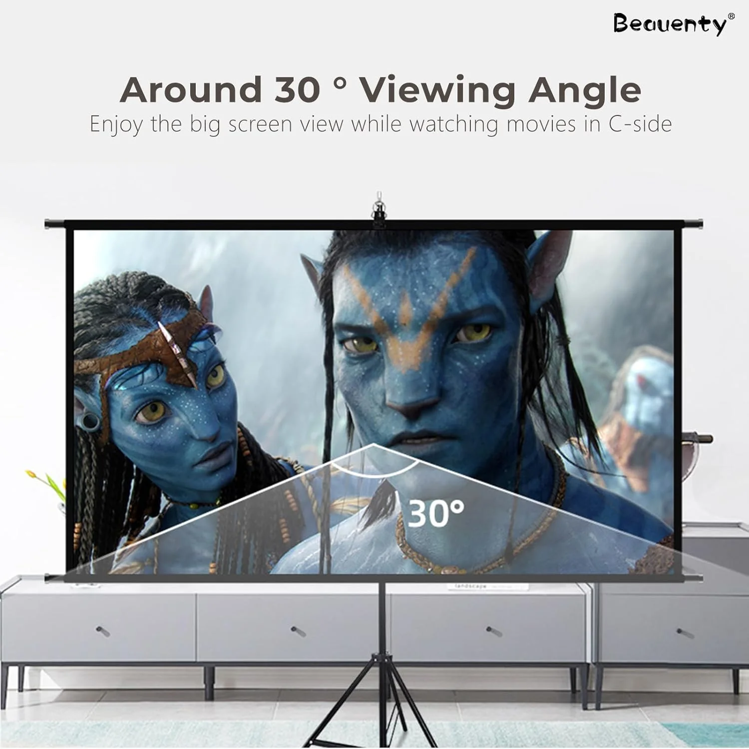پرده نمایش پروژکتور Beauenty، 100 اینچ، تاشو، بهره 2.4، نسبت تصویر 16:9، 4K، مناسب فضای داخلی و خارجی، ضد چروک، سبک وزن، قابل حمل (پایه - 100 اینچ) پرده نمایش پروژکتور Beauenty، 100 اینچ، تاشو، بهره 2.4، نسبت تصویر 16:9، 4K، مناسب فضای داخلی و خارجی، ضد چروک، سبک وزن، قابل حمل (پایه - 100 اینچ)