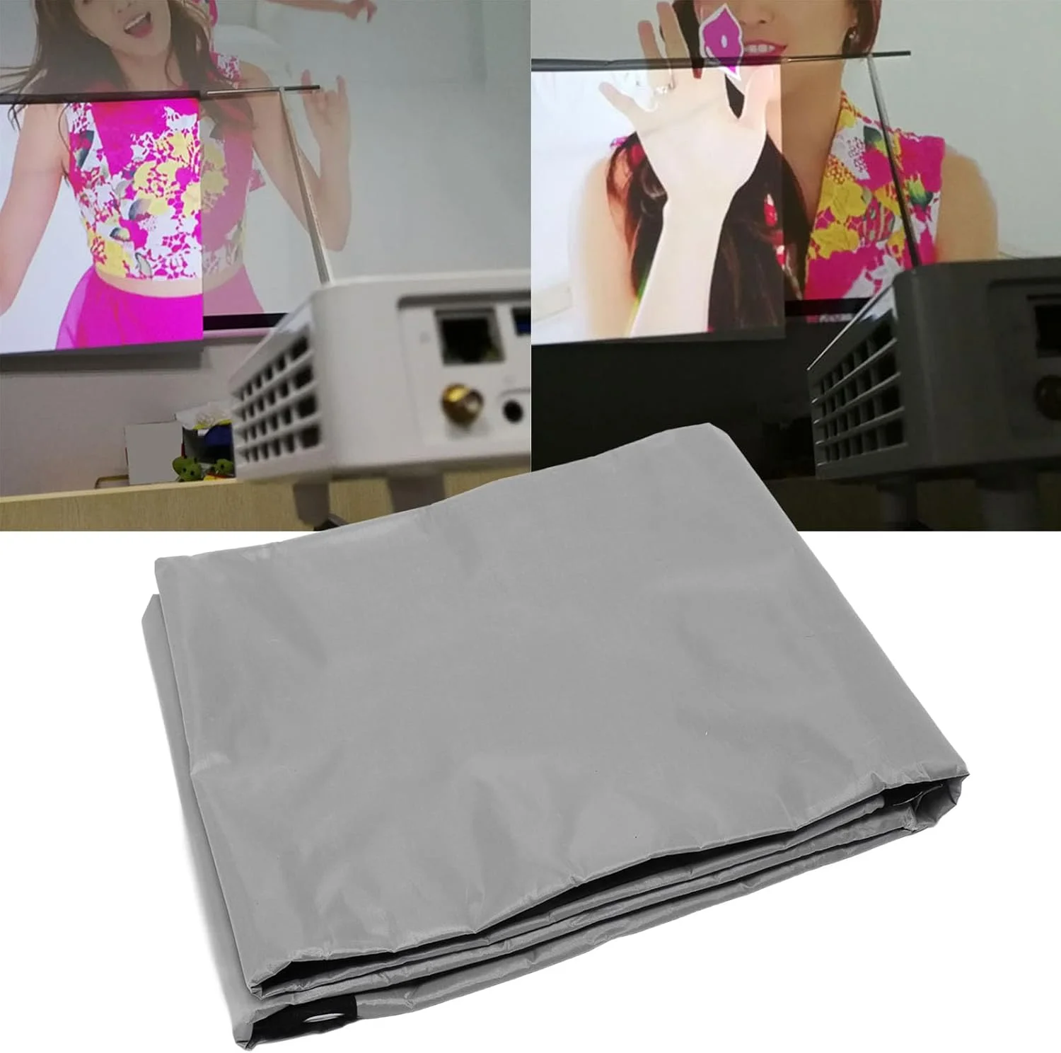 پرده نمایش پروژکتور تاشو قابل حمل Bewinner 16:9 HD، پرده نمایش شب فیلم تئاتر خانگی برای استفاده در داخل خانه، پرده ضد چروک آویز دیواری برای سینمای خانگی پرده نمایش پروژکتور تاشو قابل حمل Bewinner 16:9 HD، پرده نمایش شب فیلم تئاتر خانگی برای استفاده در داخل خانه، پرده ضد چروک آویز دیواری برای سینمای خانگی