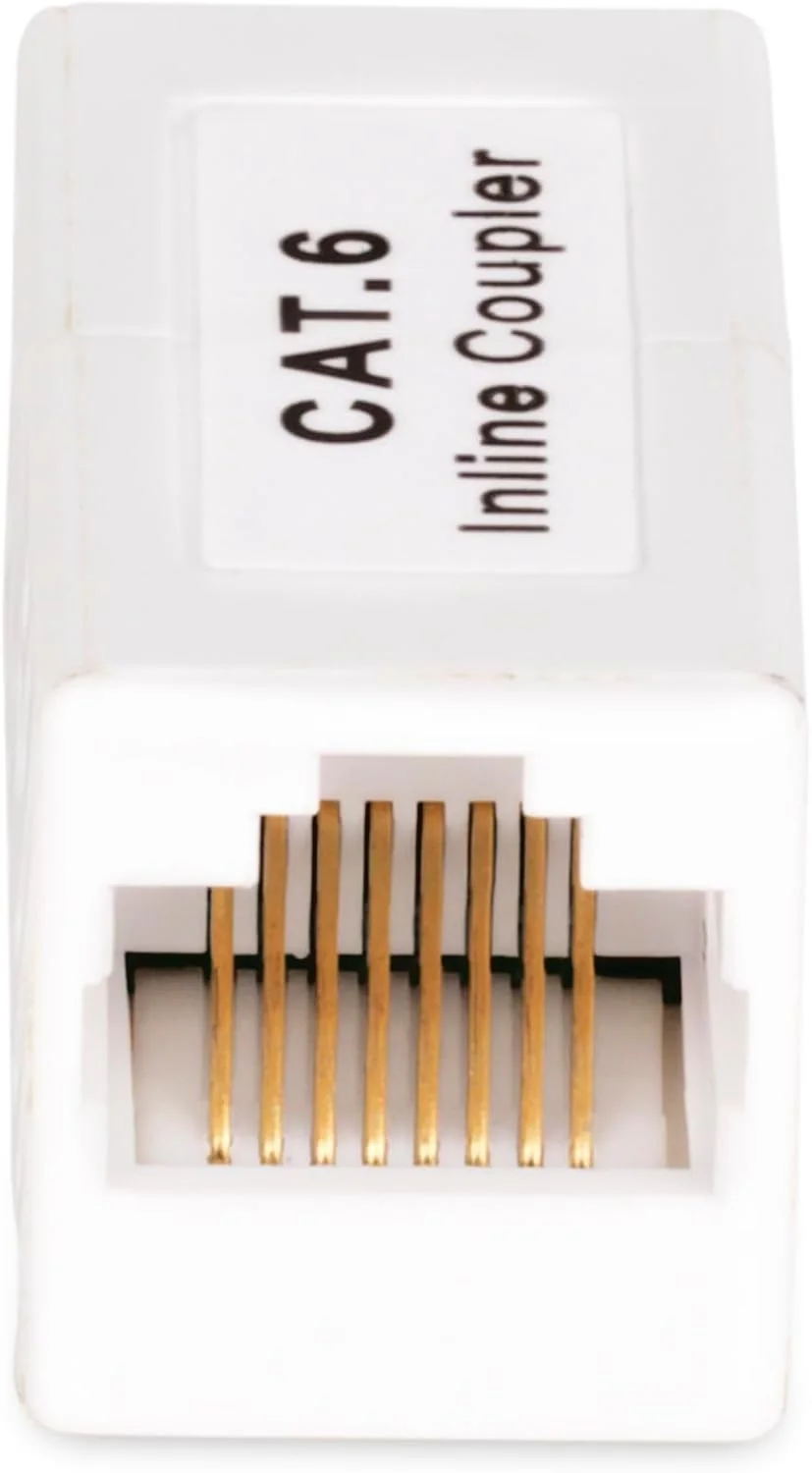 کوپلر RJ45 استار تک، کوپلر Cat6 اینلاین، کانکتور مادگی به مادگی (F/F) T568، توسعه دهنده کابل اترنت بدون شیلد کوپلر RJ45 استار تک، کوپلر Cat6 اینلاین، کانکتور مادگی به مادگی (F/F) T568، توسعه دهنده کابل اترنت بدون شیلد