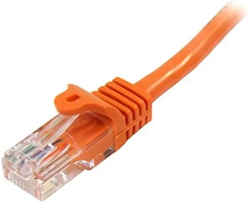 کابل شبکه Cat5e نارنجی StarTech 45PAT10MOR با طول 10 متر و کانکتورهای RJ45 بدون گیر کابل شبکه Cat5e نارنجی StarTech 45PAT10MOR با طول 10 متر و کانکتورهای RJ45 بدون گیر