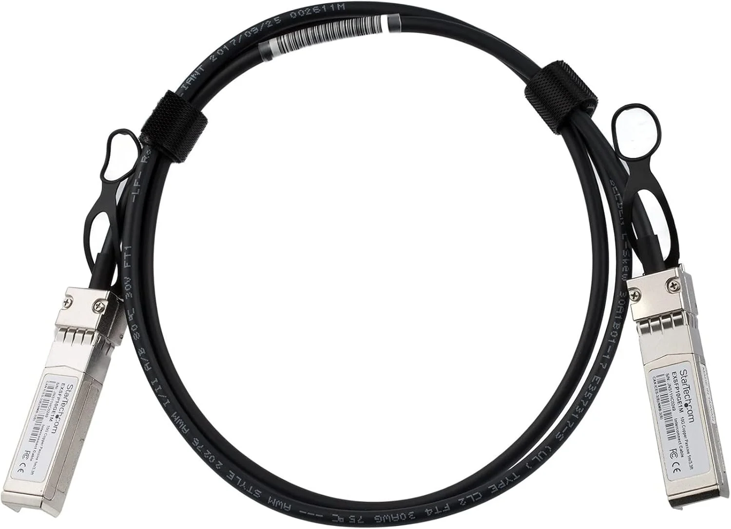 کابل اتصال مستقیم Twinax SFP+ به SFP+ سازگار با Juniper EX-SFP-10GE-DAC-1M StarTech.com - طول 1 متر - کابل مسی 10GbE SFP+ DAC با سرعت 10 گیگابیت بر ثانیه، مصرف برق پایین، ماژول Mini GBIC/فرستنده گیرنده غیرفعال DAC (EXSFP10GE1M) کابل اتصال مستقیم Twinax SFP+ به SFP+ سازگار با Juniper EX-SFP-10GE-DAC-1M StarTech.com - طول 1 متر - کابل مسی 10GbE SFP+ DAC با سرعت 10 گیگابیت بر ثانیه، مصرف برق پایین، ماژول Mini GBIC/فرستنده گیرنده غیرفعال DAC (EXSFP10GE1M)
