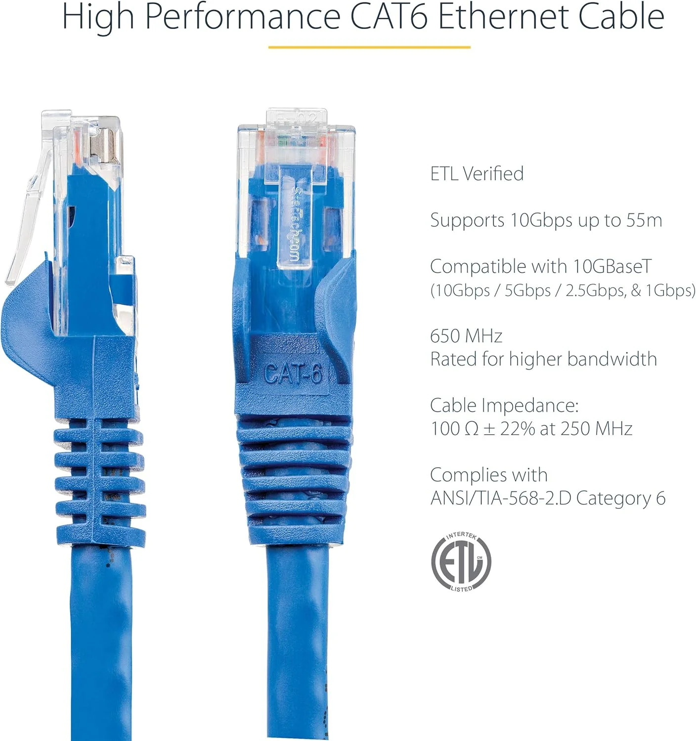 کابل اترنت CAT6 استار تک 7 متری - سیم اترنت گیگابیتی CAT 6 آبی - 650 مگاهرتز 100W PoE++ RJ45 UTP دسته 6 شبکه / سیم پچ بدون گیر با محافظ فشار Fluke d UL/TIA کابل اترنت CAT6 استار تک 7 متری - سیم اترنت گیگابیتی CAT 6 آبی - 650 مگاهرتز 100W PoE++ RJ45 UTP دسته 6 شبکه / سیم پچ بدون گیر با محافظ فشار Fluke d UL/TIA