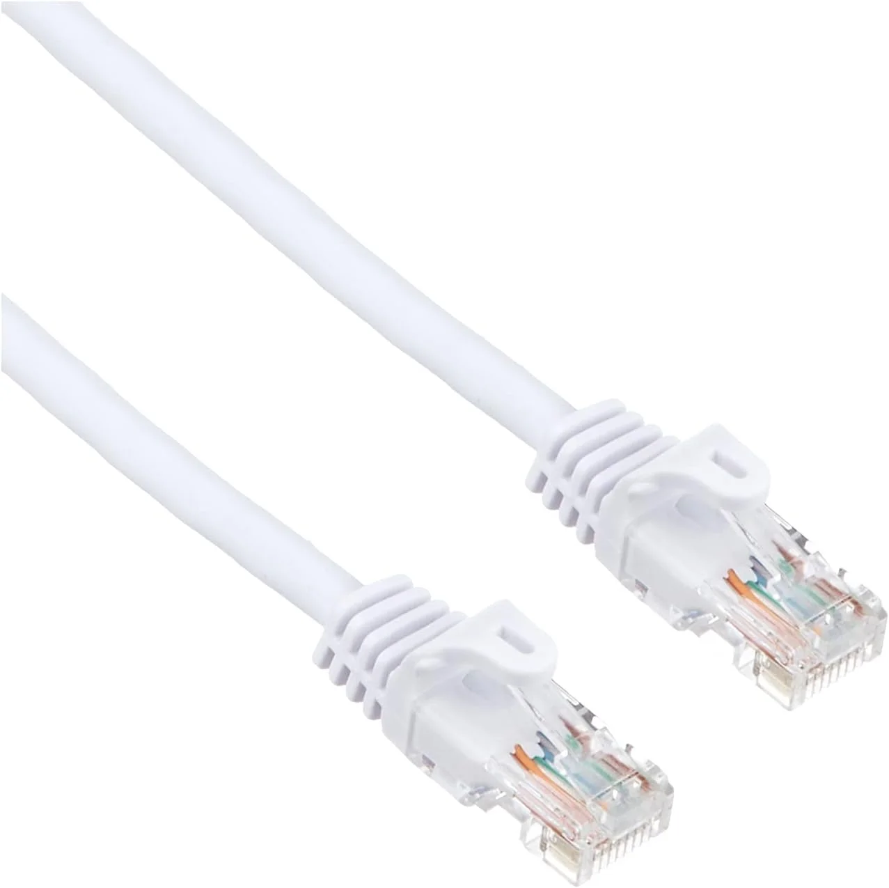 کابل پچ 7 متری سفید Cat5e استار تک با کانکتورهای RJ45 بدون گیر - کابل اترنت بلند - کابل 7 متری Cat 5e UTP (45PAT7MWH) کابل پچ 7 متری سفید Cat5e استار تک با کانکتورهای RJ45 بدون گیر - کابل اترنت بلند - کابل 7 متری Cat 5e UTP (45PAT7MWH)