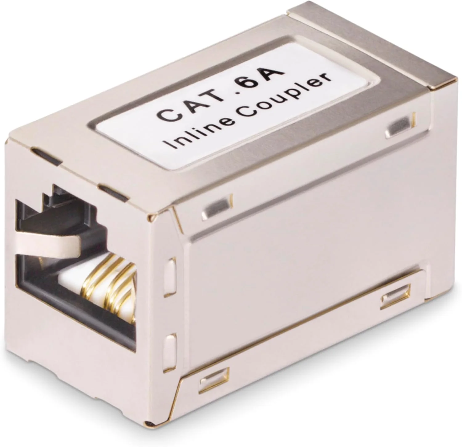کوپلر محافظ دار Cat 6A استار تک، کوپلر RJ45 Cat6a، توسعه دهنده کابل LAN (مادگی به مادگی)، توسعه دهنده/اتصال دهنده کابل شبکه کوپلر محافظ دار Cat 6A استار تک، کوپلر RJ45 Cat6a، توسعه دهنده کابل LAN (مادگی به مادگی)، توسعه دهنده/اتصال دهنده کابل شبکه