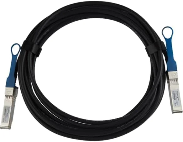 کابل اتصال مستقیم SFP+ سازگار با HP JG081C استار تک، 5 متر، 10 گیگابیت اترنت، مشکی کابل اتصال مستقیم SFP+ سازگار با HP JG081C استار تک، 5 متر، 10 گیگابیت اترنت، مشکی