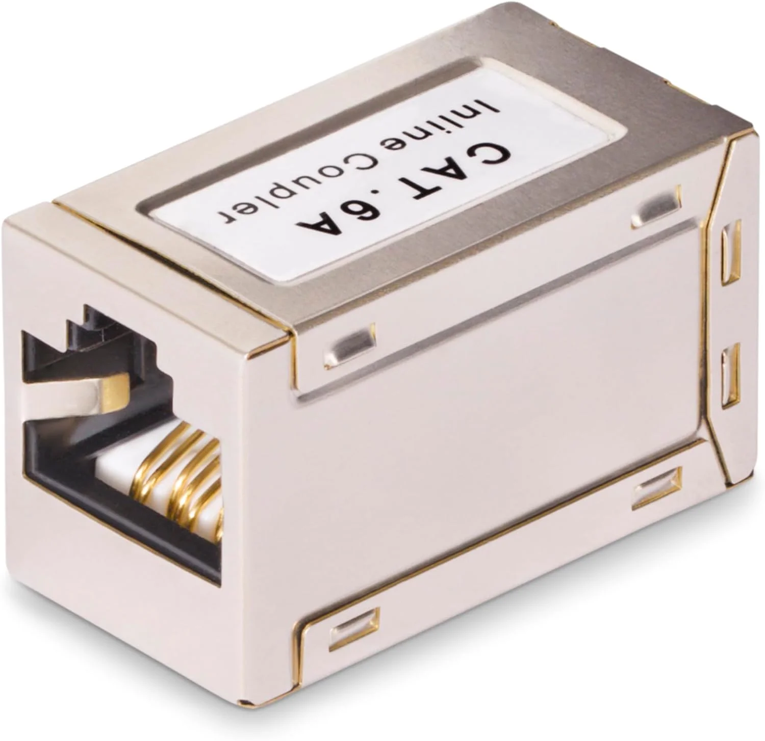 کوپلر محافظ دار Cat 6A استار تک، کوپلر RJ45 Cat6a، توسعه دهنده کابل LAN (مادگی به مادگی)، توسعه دهنده/اتصال دهنده کابل شبکه کوپلر محافظ دار Cat 6A استار تک، کوپلر RJ45 Cat6a، توسعه دهنده کابل LAN (مادگی به مادگی)، توسعه دهنده/اتصال دهنده کابل شبکه
