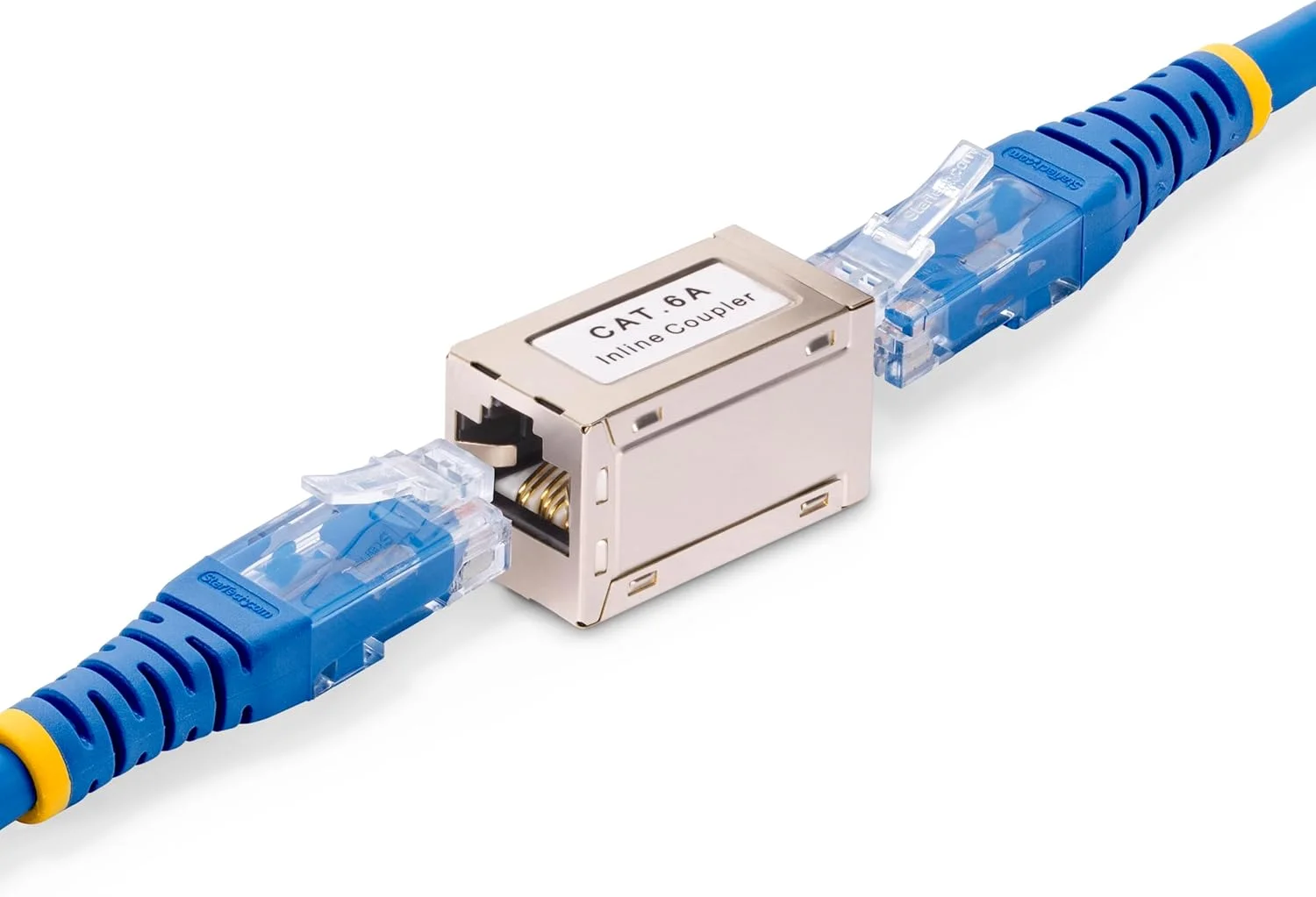 کوپلر محافظ دار Cat 6A استار تک، کوپلر RJ45 Cat6a، توسعه دهنده کابل LAN (مادگی به مادگی)، توسعه دهنده/اتصال دهنده کابل شبکه کوپلر محافظ دار Cat 6A استار تک، کوپلر RJ45 Cat6a، توسعه دهنده کابل LAN (مادگی به مادگی)، توسعه دهنده/اتصال دهنده کابل شبکه