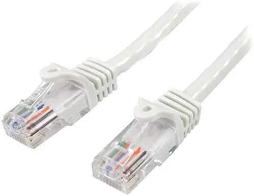 کابل پچ 7 متری سفید Cat5e استار تک با کانکتورهای RJ45 بدون گیر - کابل اترنت بلند - کابل 7 متری Cat 5e UTP (45PAT7MWH) کابل پچ 7 متری سفید Cat5e استار تک با کانکتورهای RJ45 بدون گیر - کابل اترنت بلند - کابل 7 متری Cat 5e UTP (45PAT7MWH)