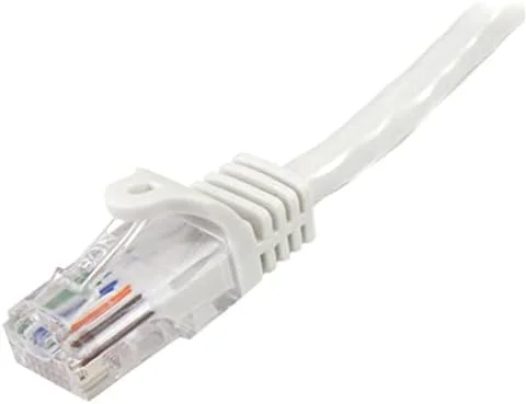 کابل پچ 7 متری سفید Cat5e استار تک با کانکتورهای RJ45 بدون گیر - کابل اترنت بلند - کابل 7 متری Cat 5e UTP (45PAT7MWH) کابل پچ 7 متری سفید Cat5e استار تک با کانکتورهای RJ45 بدون گیر - کابل اترنت بلند - کابل 7 متری Cat 5e UTP (45PAT7MWH)