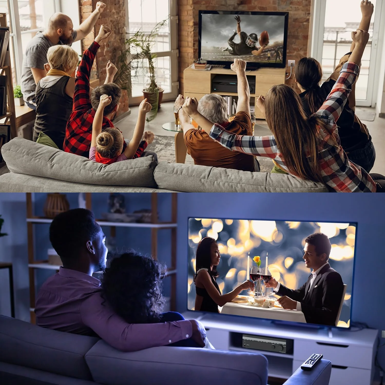 کابل آنتن 4K با روکش نایلونی بافته شده، کابل تلویزیون با کانکتور مستقیم/زاویه دار 90 درجه - 15 متر - پلاگ های فلزی مقاوم در برابر شکست برای تلویزیون دیجیتال و آنالوگ (مادگی مستقیم به نری زاویه دار برای DVB-C، DVB-T، DVB-S) - CableDirect