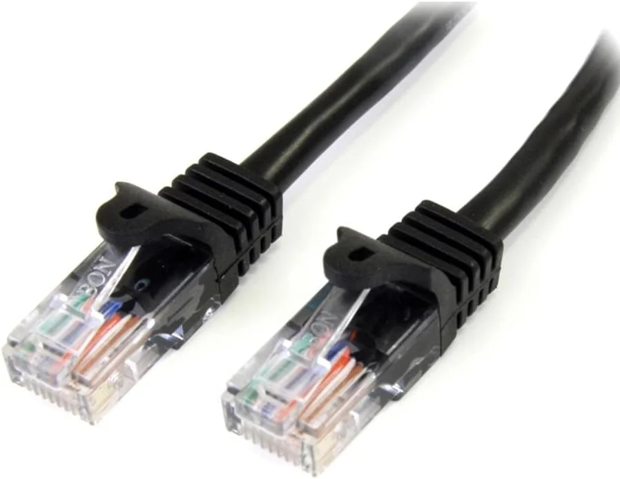 کابل پچ 10 متری Cat5e مشکی StarTech.com با کانکتورهای RJ45 بدون گیر - کابل اترنت بلند - کابل 10 متری Cat 5e UTP (45PAT10MBK) کابل پچ 10 متری Cat5e مشکی StarTech.com با کانکتورهای RJ45 بدون گیر - کابل اترنت بلند - کابل 10 متری Cat 5e UTP (45PAT10MBK)