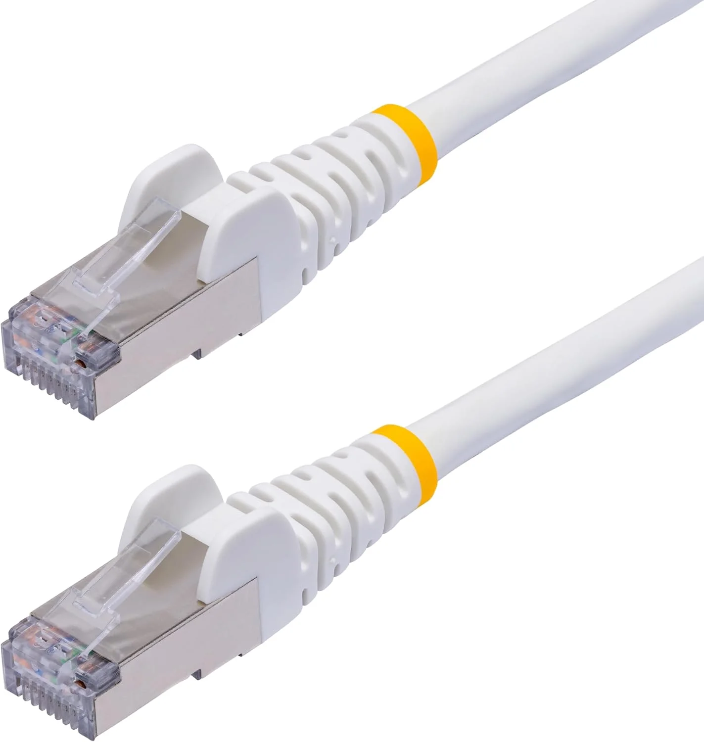 کابل اترنت CAT8 سفید رنگ 10 متری StarTech.com، RJ45 بدون گیر، 25G/40G، 2000MHz، 100W PoE++، S/FTP، مس خالص 26AWG، LSZH کابل اترنت CAT8 سفید رنگ 10 متری StarTech.com، RJ45 بدون گیر، 25G/40G، 2000MHz، 100W PoE++، S/FTP، مس خالص 26AWG، LSZH