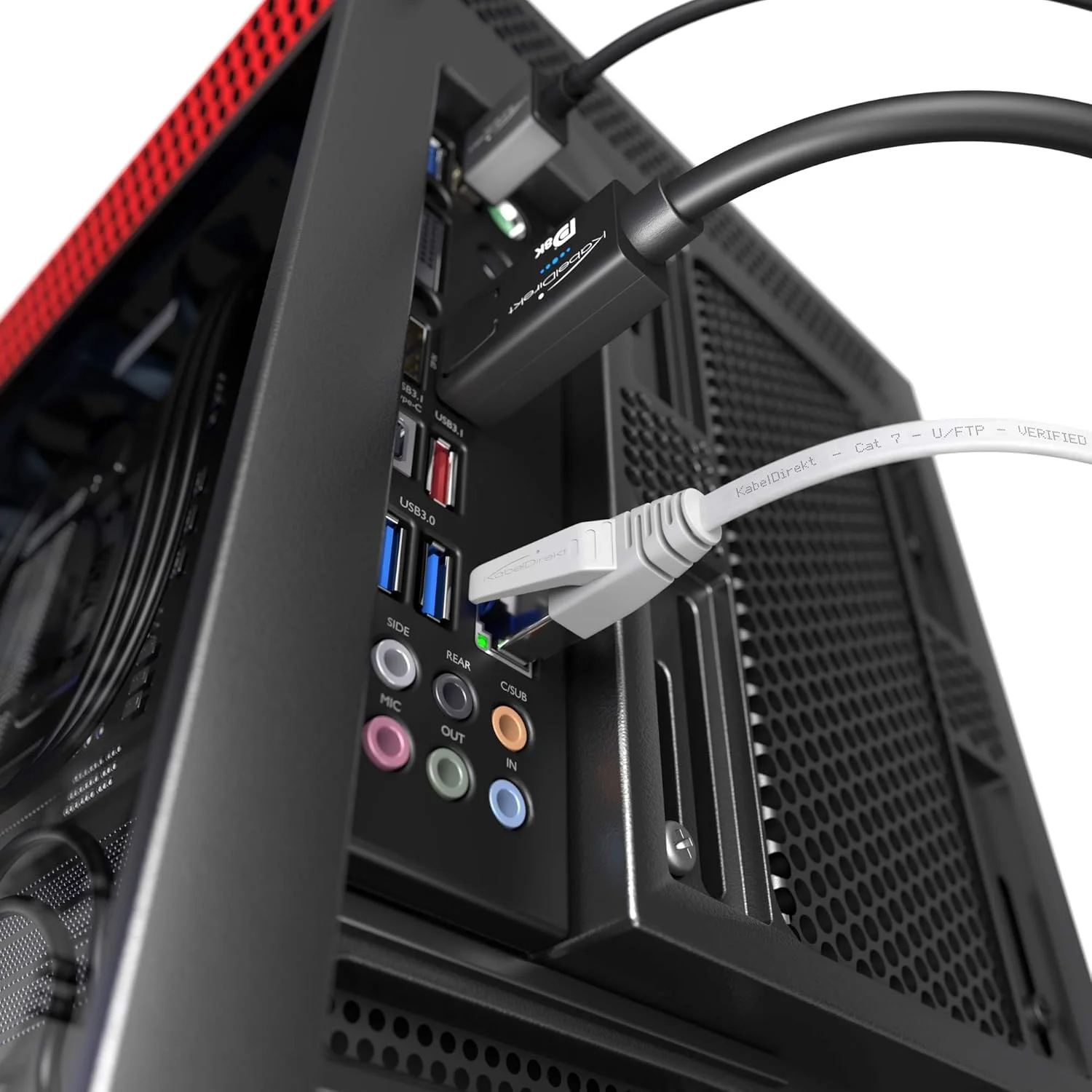 کابل اترنت Cat 7 تخت با طراحی ضد شکستگی، کابل اینترنت/LAN - 15 متری (حداکثر سرعت فیبر نوری 10 گیگابیت بر ثانیه، بسیار انعطاف پذیر و مناسب برای نصب دائمی، RJ45، سفید) - توسط CableDirect کابل اترنت Cat 7 تخت با طراحی ضد شکستگی، کابل اینترنت/LAN - 15 متری (حداکثر سرعت فیبر نوری 10 گیگابیت بر ثانیه، بسیار انعطاف پذیر و مناسب برای نصب دائمی، RJ45، سفید) - توسط CableDirect