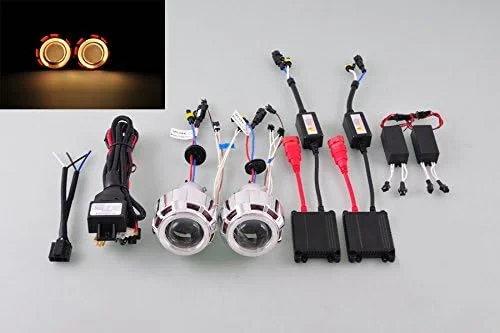 BREAUX چراغ های لنز پروژکتور بالاست جدید، لامپ های زنون دوتایی، جفت چراغ موتور سیکلت 2.5 اینچی HID 12V 35W 6000K، لامپ های ویژه، چشم های فرشته زرد، چشم های شیطان قرمز، لوله ها و حلقه ها BREAUX چراغ های لنز پروژکتور بالاست جدید، لامپ های زنون دوتایی، جفت چراغ موتور سیکلت 2.5 اینچی HID 12V 35W 6000K، لامپ های ویژه، چشم های فرشته زرد، چشم های شیطان قرمز، لوله ها و حلقه ها