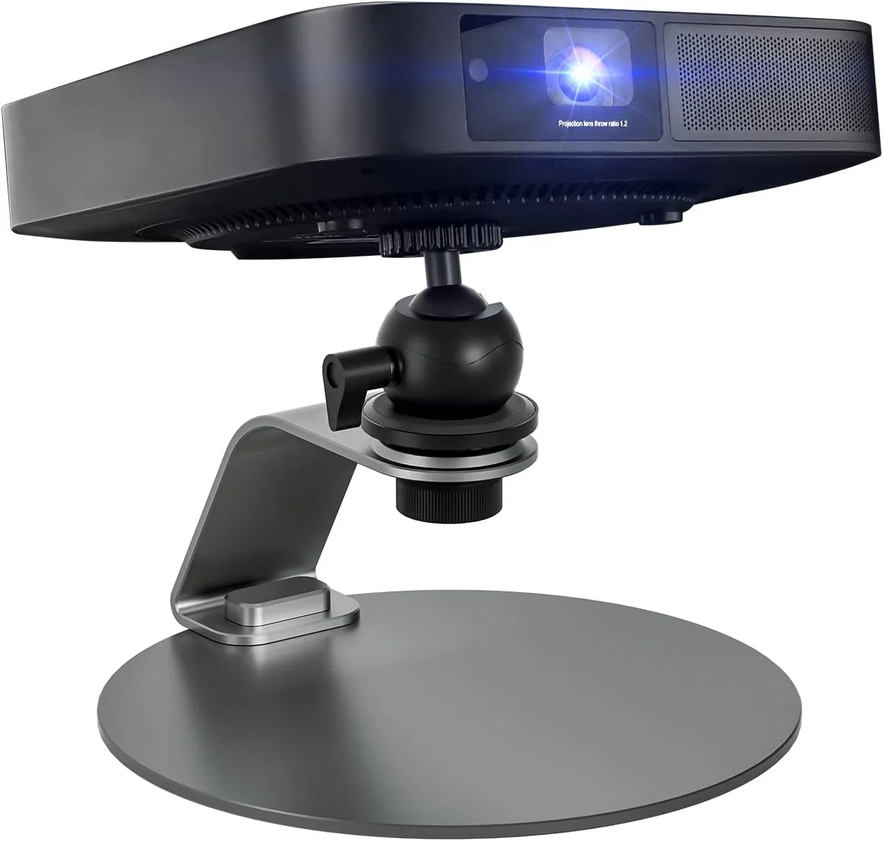 پایه پروژکتور متحرک Blanou با سر توپی 38 میلیمتری قابل تنظیم شیب، پایه پروژکتور رومیزی قابل حمل برای پروژکتورهای با پورت 3.5 میلیمتری مناسب برای خانه، دفتر و فضای باز پایه پروژکتور متحرک Blanou با سر توپی 38 میلیمتری قابل تنظیم شیب، پایه پروژکتور رومیزی قابل حمل برای پروژکتورهای با پورت 3.5 میلیمتری مناسب برای خانه، دفتر و فضای باز