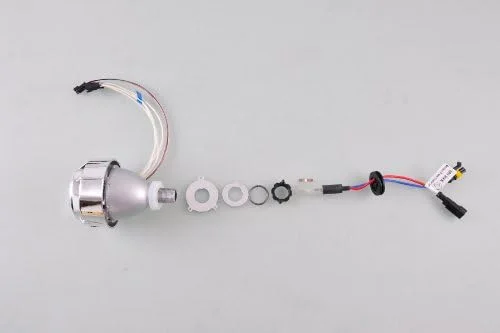 BREAUX چراغ های لنز پروژکتور بالاست جدید، لامپ های زنون دوتایی، جفت چراغ موتور سیکلت 2.5 اینچی HID 12V 35W 6000K، لامپ های ویژه، چشم های فرشته زرد، چشم های شیطان قرمز، لوله ها و حلقه ها