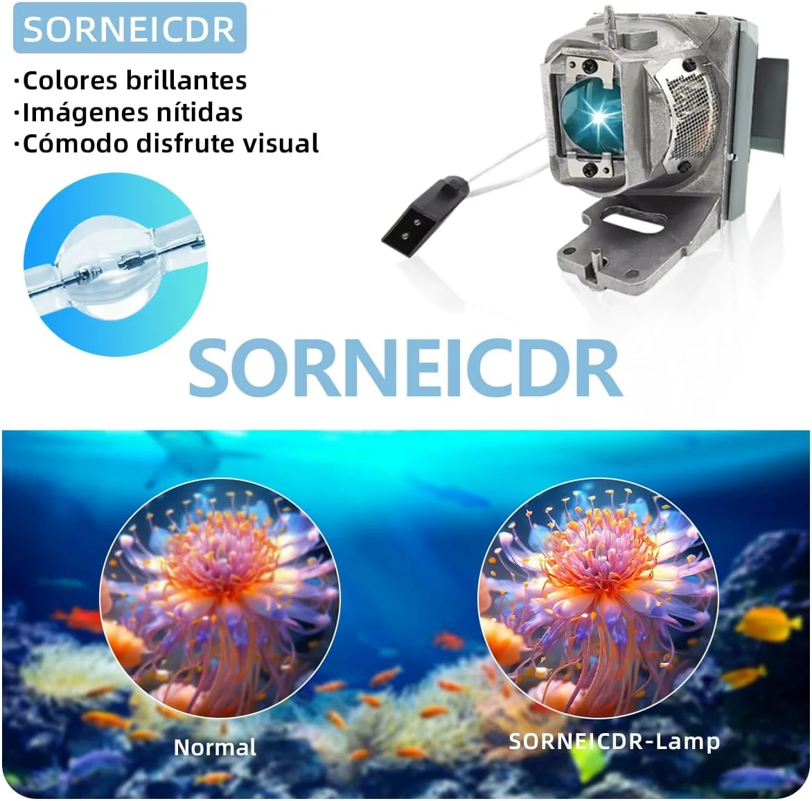 لامپ پروژکتور BL-FU245A/SP.7FM01GC0/SP-LAMP-101 برای پروژکتورهای OPTOMA مدل HD39HDR GT1080HDR EH412ST EH412 W412 X412 و INFOCUS مدل IN130/IN130ST/IN134/IN134ST/IN136/IN136ST/IN138HD/IN138HDST