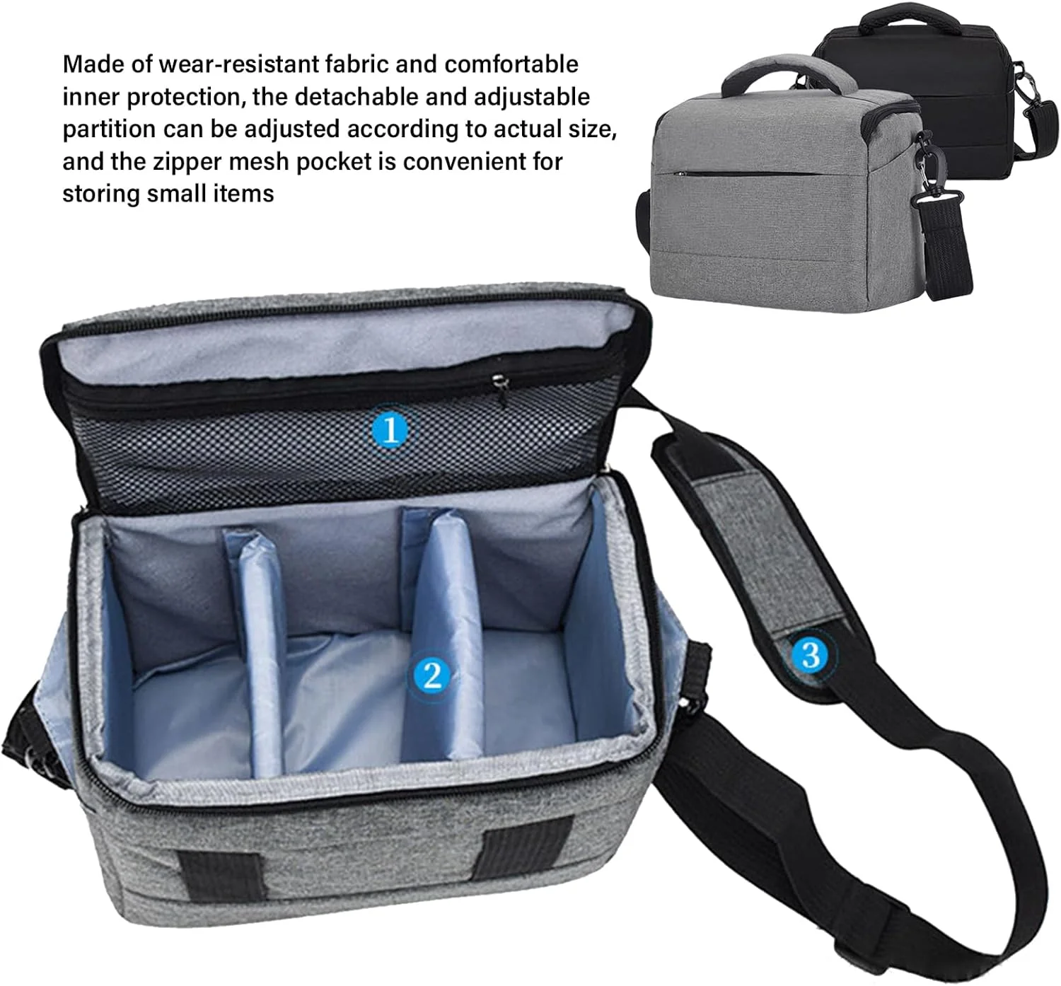 کیف حمل و نقل نایلونی BIUSHER با بند شانه ای برای پروژکتورهای Play3/Play5، جعبه محافظ