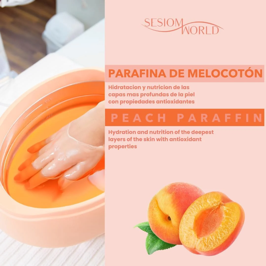 پارافین دست و پا سزیوم ورلد با رایحه هلو 1000 میلی لیتر 1 واحد 750 گرم