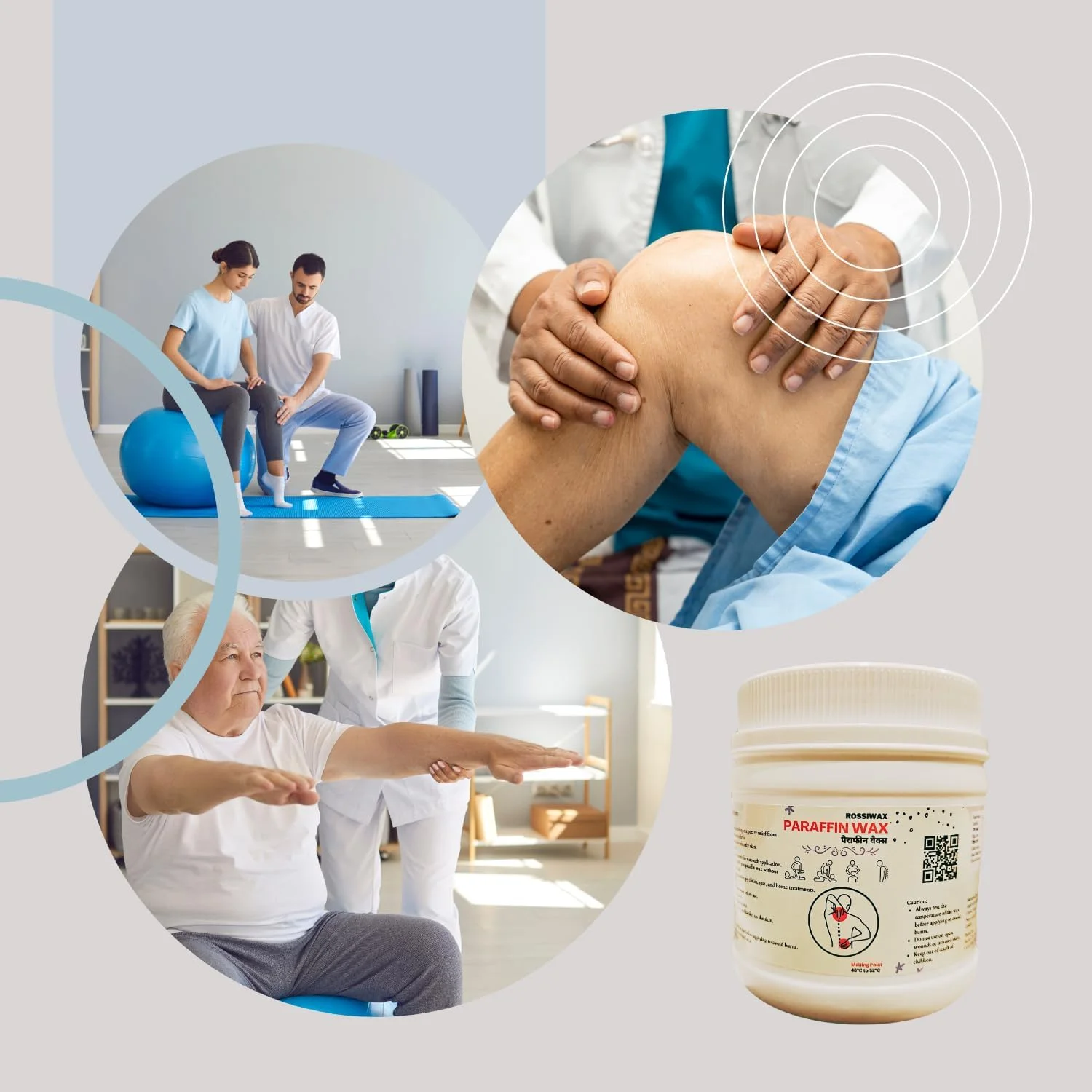 پارافین تراپی Rossify - ۴۰۰ گرم | موم برای درمان های درمانی