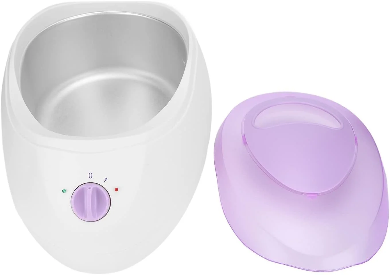 حمام پارافین دست و پا X&Z-XAOY، دستگاه گرمایش سریع حرفه ای حمام پارافین 2.5 لیتری گرم کننده و بخاری موم (بنفش)