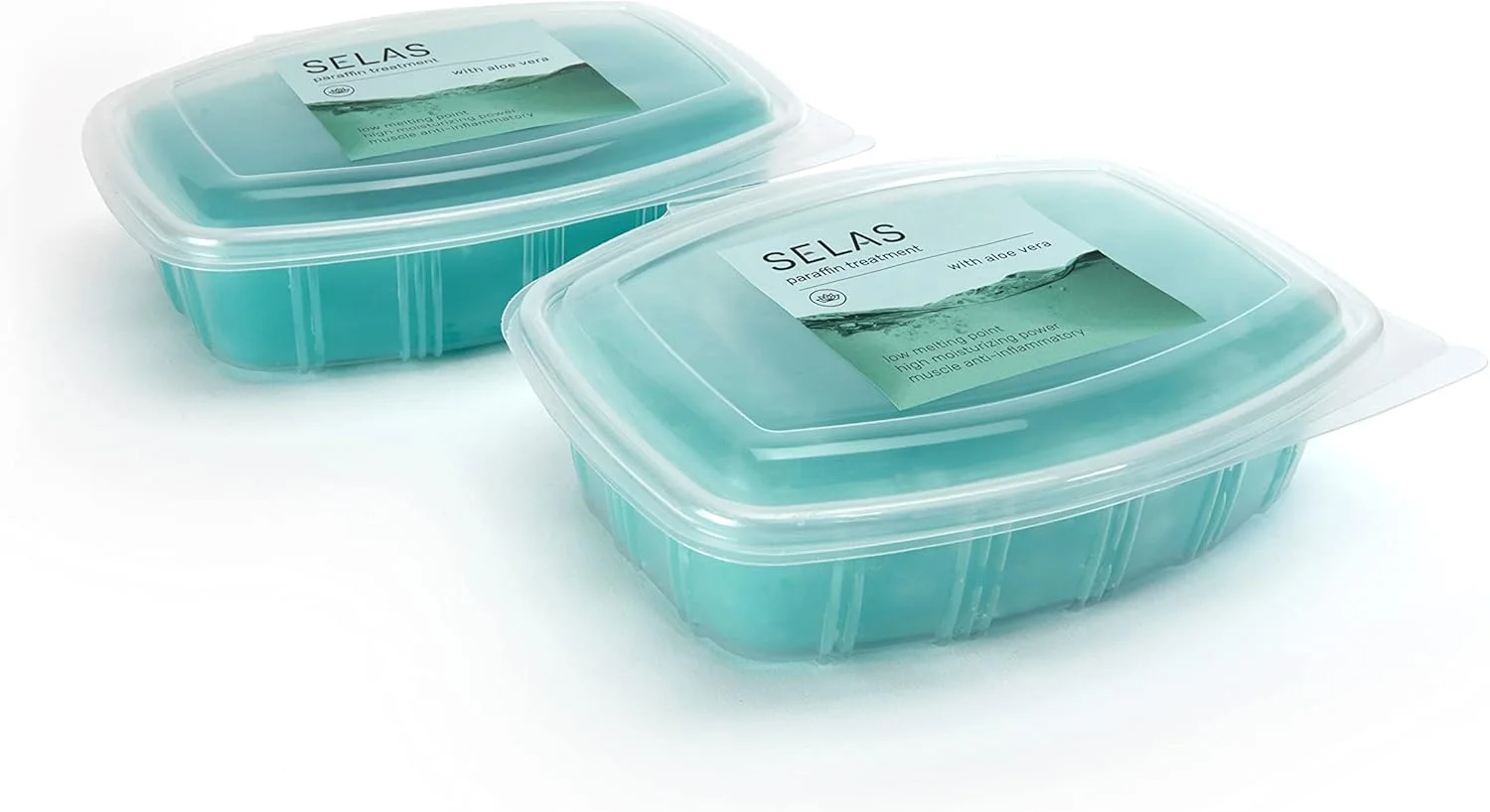 حمام پارافین آلوئه ورا. بسته 2.600 میلی لیتر (980 گرم x 2) سلاس. برای درمان های درمانی و زیبایی دست و پا.