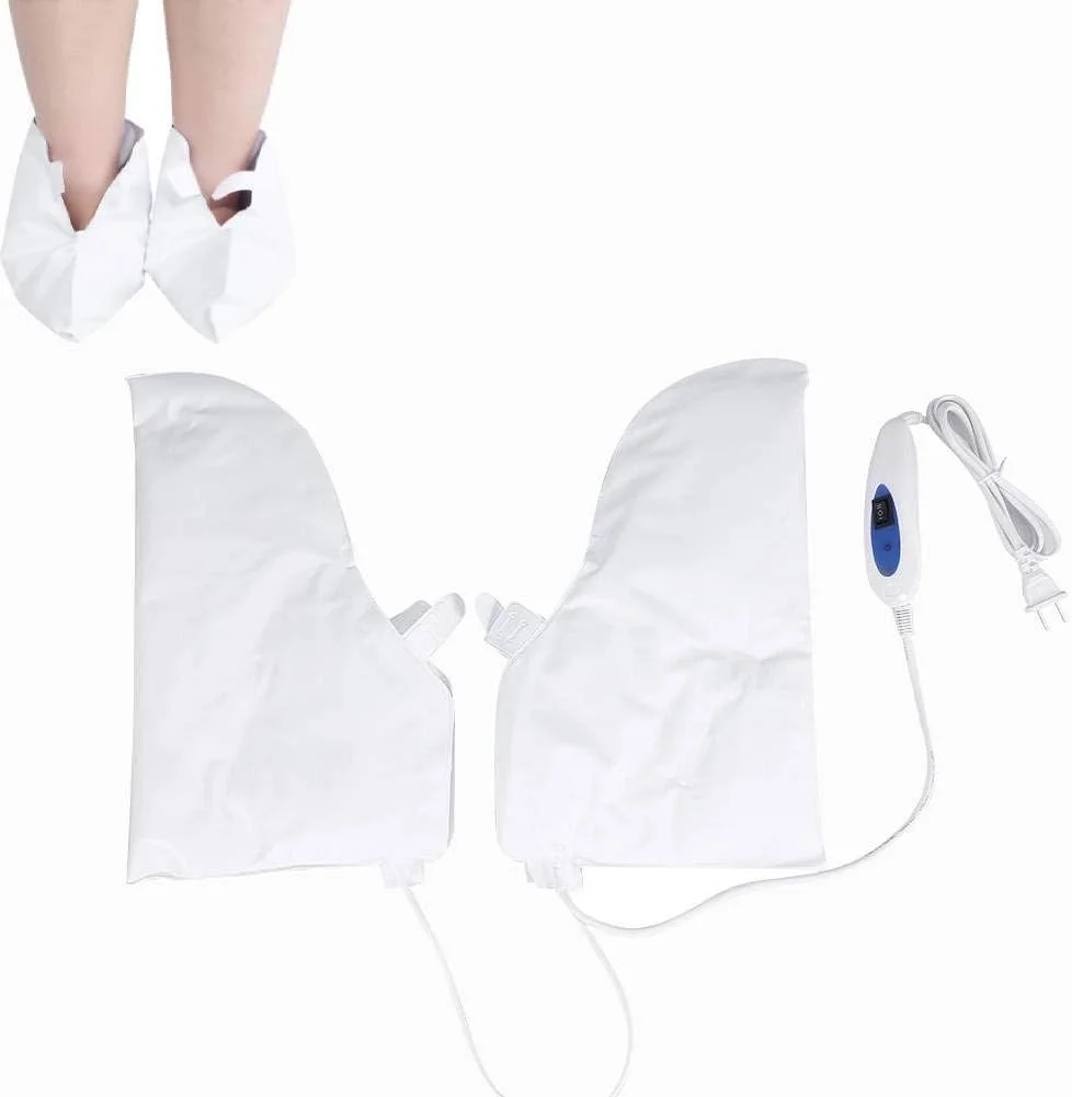 گرم کننده پارافین برای دست و پا، پاپوش های حرارتی پی وی سی برای پدیکور، دستکش های پارافین برای دست ها، مچ پا و انگشتان پا، مرطوب کننده SPA
