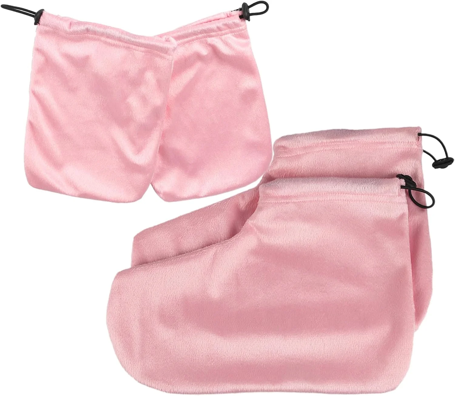 دستکش پارافین | دستکش نرم کننده دست - ست روکش پا نرم و تنفسی با دهانه الاستیک برای گرم کردن کرم آبرسان و خواب