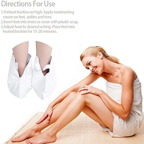 گرم کننده پارافین برای دست و پا، پاپوش های حرارتی پی وی سی برای پدیکور، دستکش های پارافین برای دست ها، مچ پا و انگشتان پا، مرطوب کننده SPA