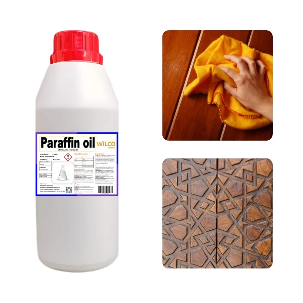 روغن پارافین - 100% خالص و بدون بو | روغن معدنی بی رنگ | روانکاری چند منظوره، کاربردهای صنعتی و خانگی | 1 لیتر روغن پارافین - 100% خالص و بدون بو | روغن معدنی بی رنگ | روانکاری چند منظوره، کاربردهای صنعتی و خانگی | 1 لیتر