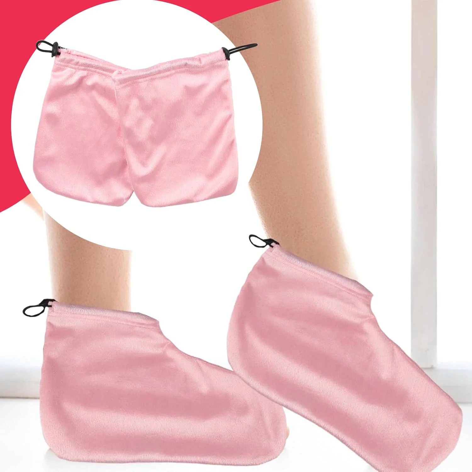 دستکش پارافین | دستکش نرم کننده دست - ست روکش پا نرم و تنفسی با دهانه الاستیک برای گرم کردن کرم آبرسان و خواب دستکش پارافین | دستکش نرم کننده دست - ست روکش پا نرم و تنفسی با دهانه الاستیک برای گرم کردن کرم آبرسان و خواب