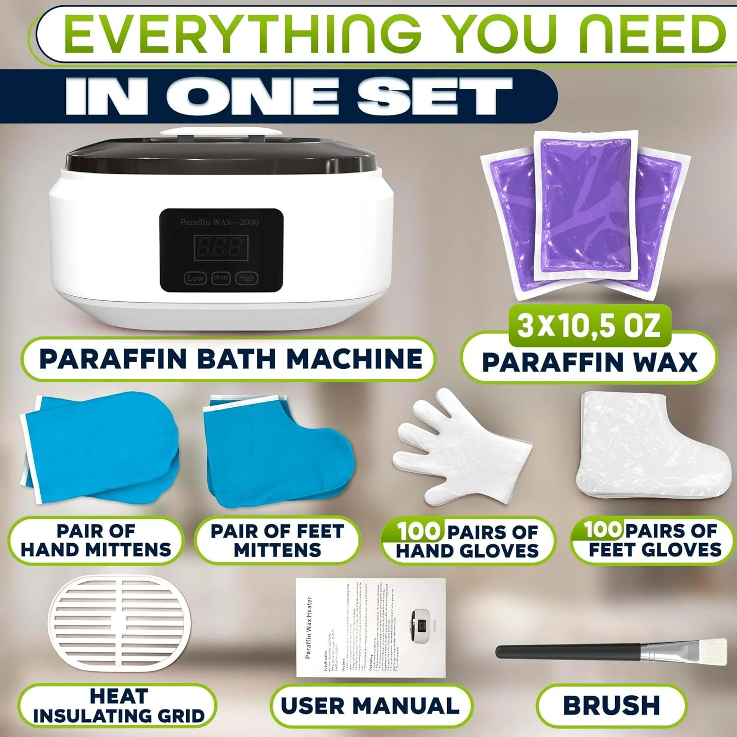 دستگاه پارافین تراپی برای دست و پا دستگاه پارافین تراپی برای دست و پا