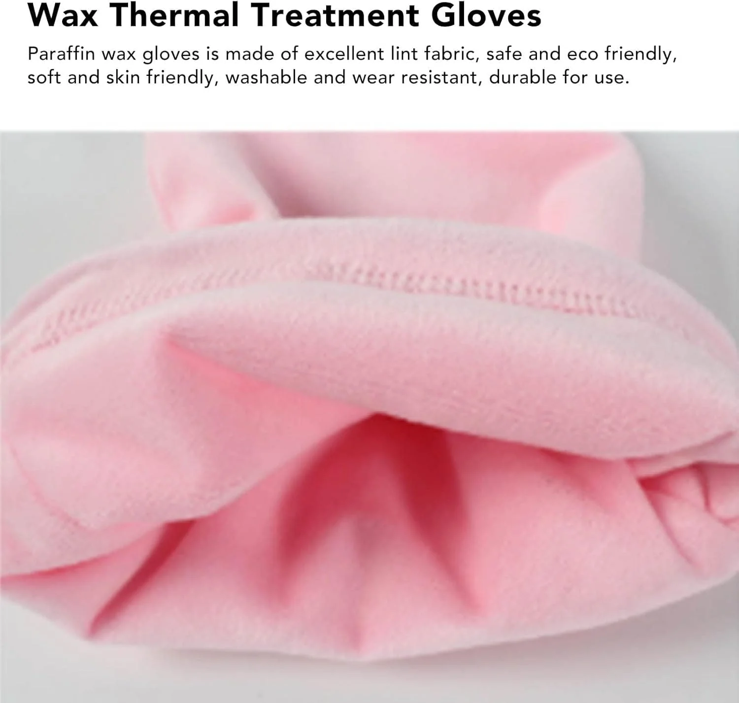دستکش پارافین برای اسپا دست - دستکش های حرارتی گرم برای مرطوب کردن پوست ترک خورده، لوازم جانبی درمان موم گرم برای زنان، مراقبت از ناخن و دست در خانه (صورتی) دستکش پارافین برای اسپا دست - دستکش های حرارتی گرم برای مرطوب کردن پوست ترک خورده، لوازم جانبی درمان موم گرم برای زنان، مراقبت از ناخن و دست در خانه (صورتی)