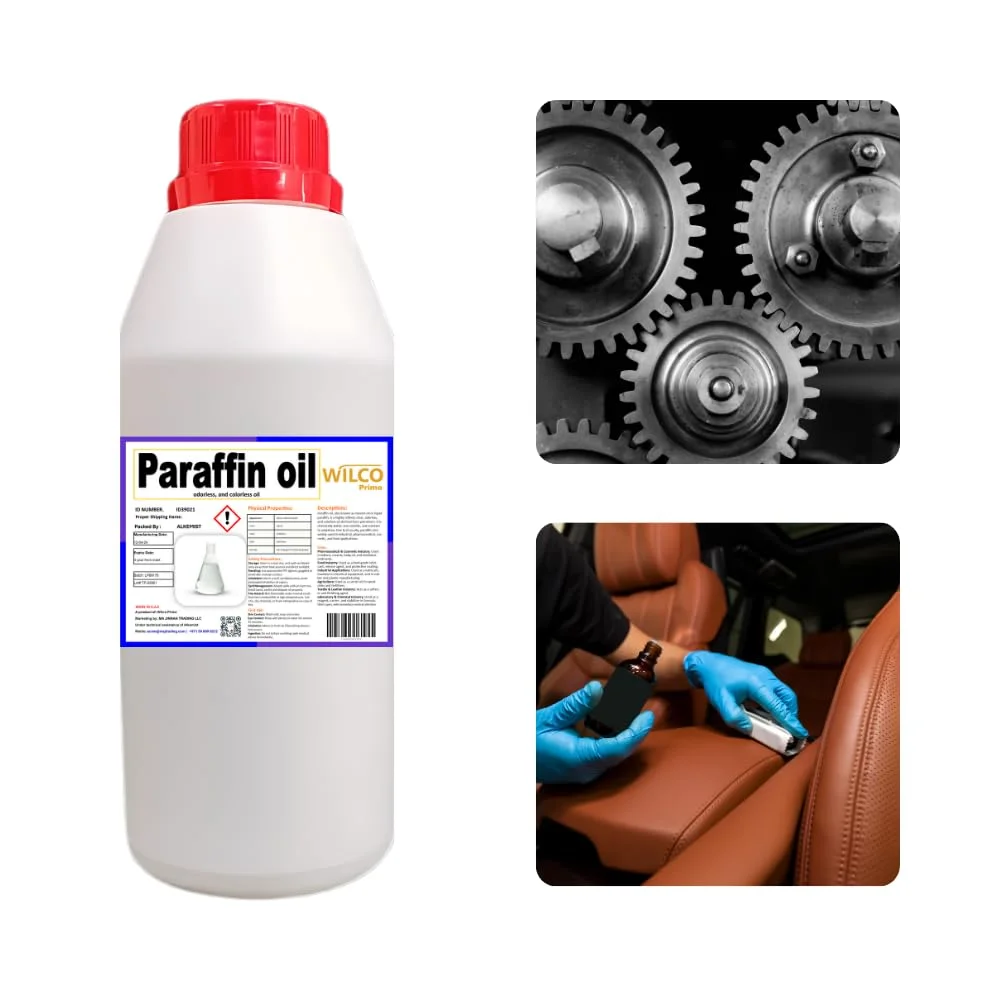 روغن پارافین - 100% خالص و بدون بو | روغن معدنی بی رنگ | روانکاری چند منظوره، کاربردهای صنعتی و خانگی | 1 لیتر روغن پارافین - 100% خالص و بدون بو | روغن معدنی بی رنگ | روانکاری چند منظوره، کاربردهای صنعتی و خانگی | 1 لیتر