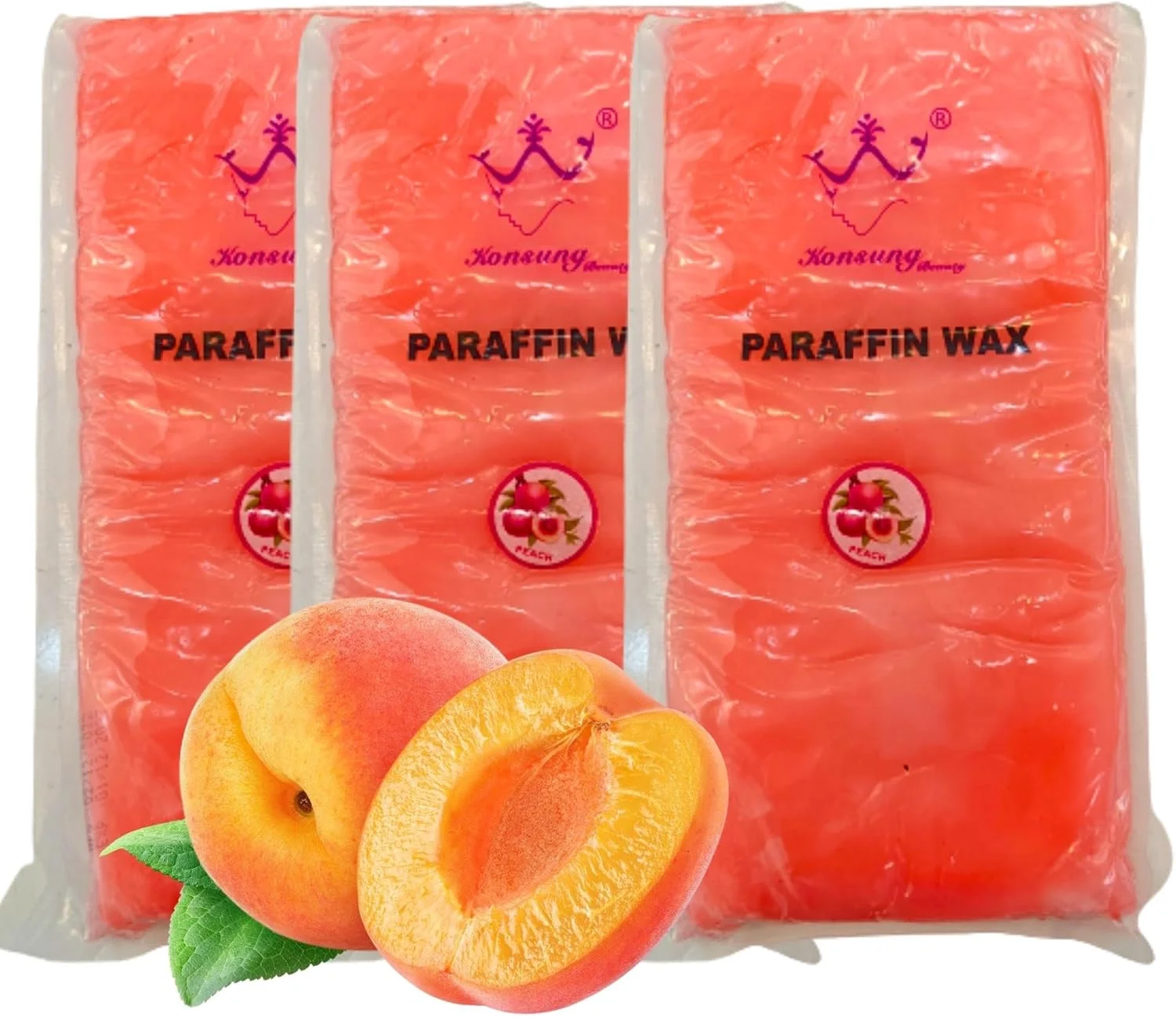 پارافین واکس برای مراقبت از دست و پا با رایحه هلو 450 گرمی (3 عدد)