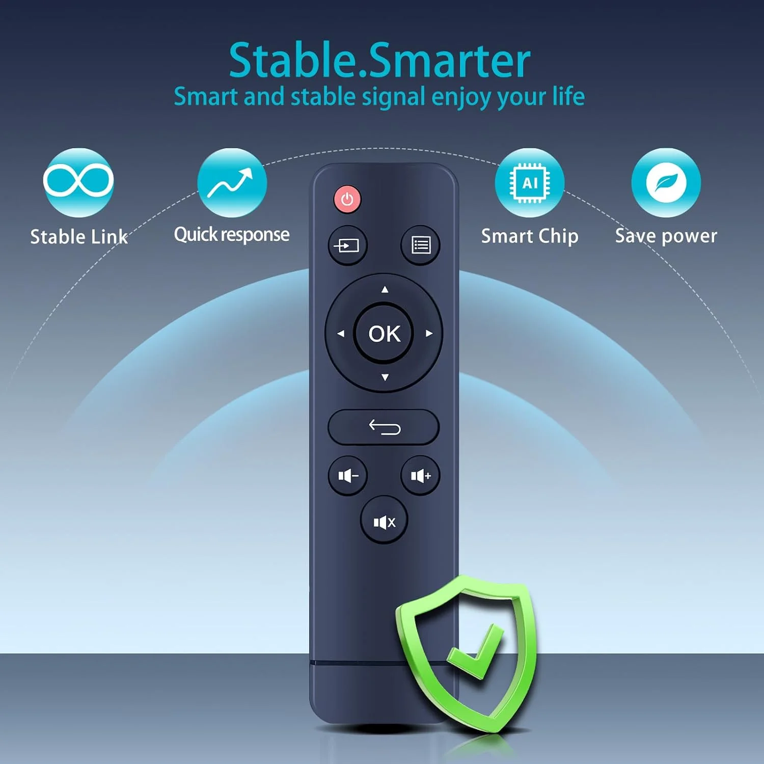 ریموت کنترل جایگزین ZWP برای پروژکتور YABER V2 U2 V8، برای مینی پروژکتور CiBest W13