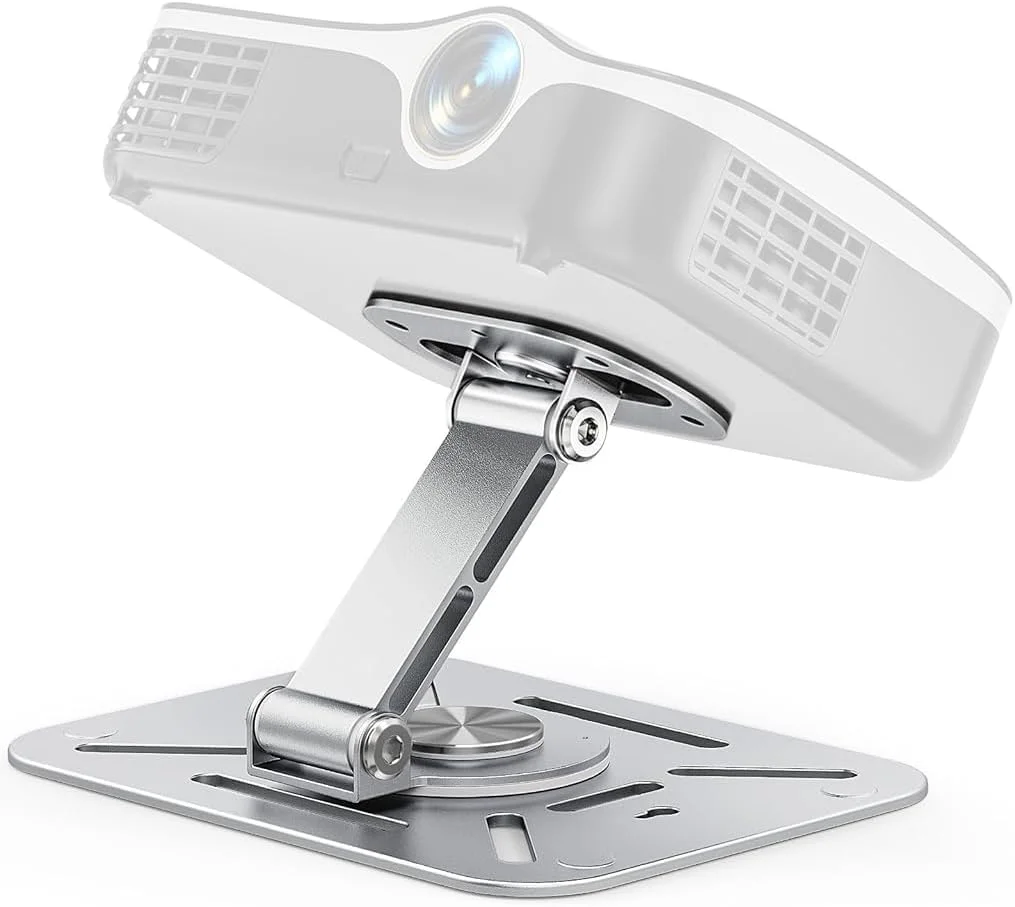 پایه پروژکتور ZORBES® پایه آلیاژ آلومینیوم با قابلیت چرخش 360 درجه، نگهدارنده پروژکتور رومیزی با بازوی تاشو، پیچ جهانی 1/4 اینچی، پایه رومیزی پروژکتور پایه پروژکتور ZORBES® پایه آلیاژ آلومینیوم با قابلیت چرخش 360 درجه، نگهدارنده پروژکتور رومیزی با بازوی تاشو، پیچ جهانی 1/4 اینچی، پایه رومیزی پروژکتور