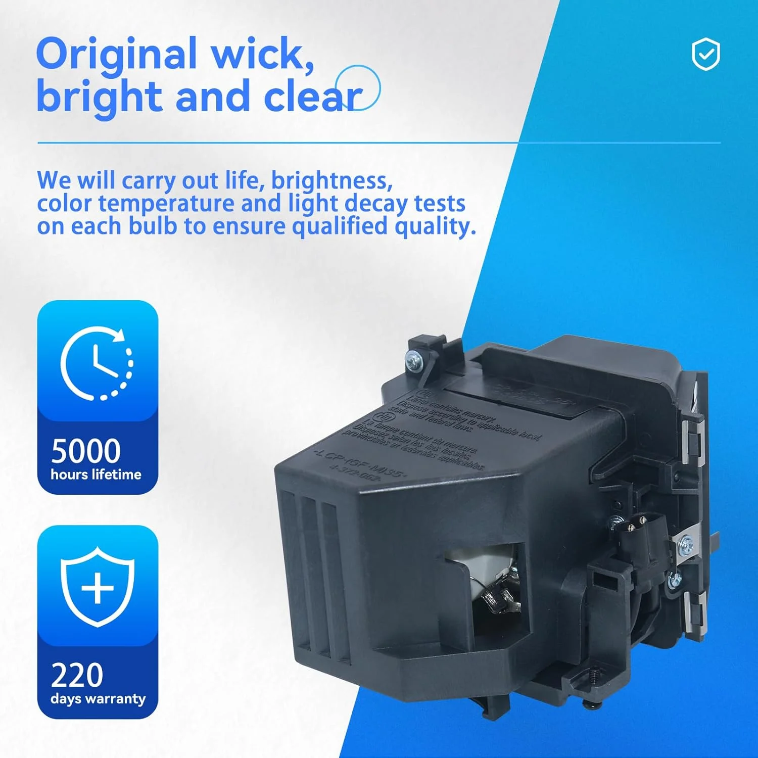 لامپ پروژکتور جایگزین ZMSTLAMP LMP-H230 اورجینال (OEM) برای پروژکتورهای سونی VPL-VW350ES، VPL-VW300ES و VPL-VW67ES