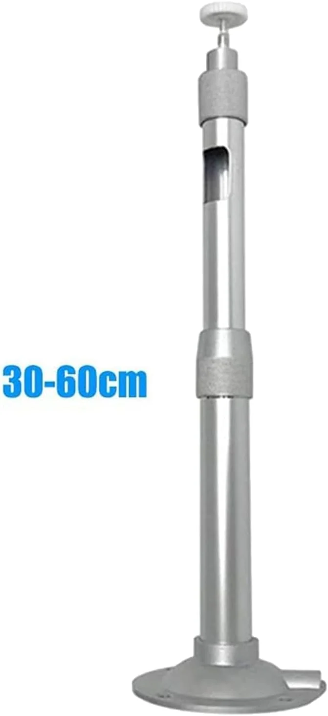 پایه نگهدارنده پروژکتور WANGCL، آویز جهانی، پایه دیواری سقفی قابل گسترش، پشتیبانی تلسکوپی آلیاژ آلومینیوم با ساختار محکم - 30 تا 60 سانتی متر