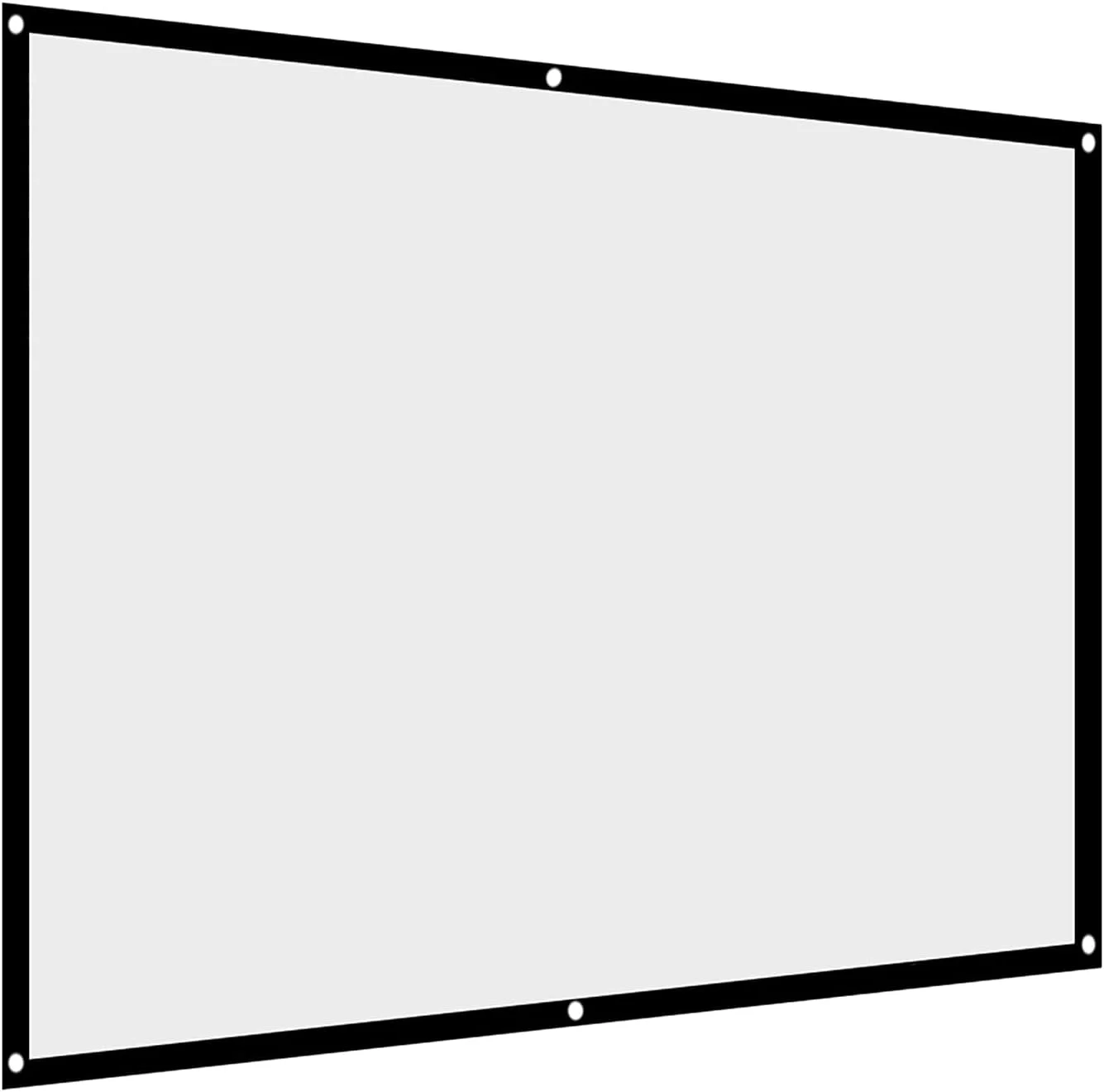 پرده نمایش پروژکتور تاشو و قابل حمل Yosoo با ابعاد 60-100 اینچ، بدون چروک، سفید، نسبت تصویر 4:3 (100 اینچ)