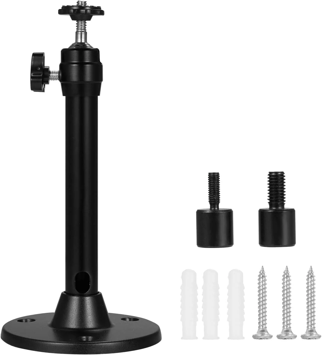 پایه نگهدارنده مینی پروژکتور سقفی و دیواری YUNNSTORE با 3 آداپتور پیچی سازگار با QKK، DR.J، DBPOWER، Anker، VANKYO، AAXA، Jinhoo، PVO، TMY، AuKing و اکثر مینی پروژکتورهای دیگر