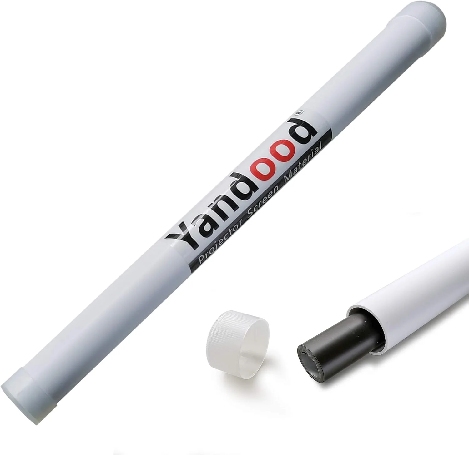 نمونه پارچه پرده نمایش پروژکتور یاندود، 35x60 سانتی متر، با پشت زمینه مشکی، کیفیت 4K Ultra HD، جنس EVA، مناسب برای نمایش از جلو، 2 عدد